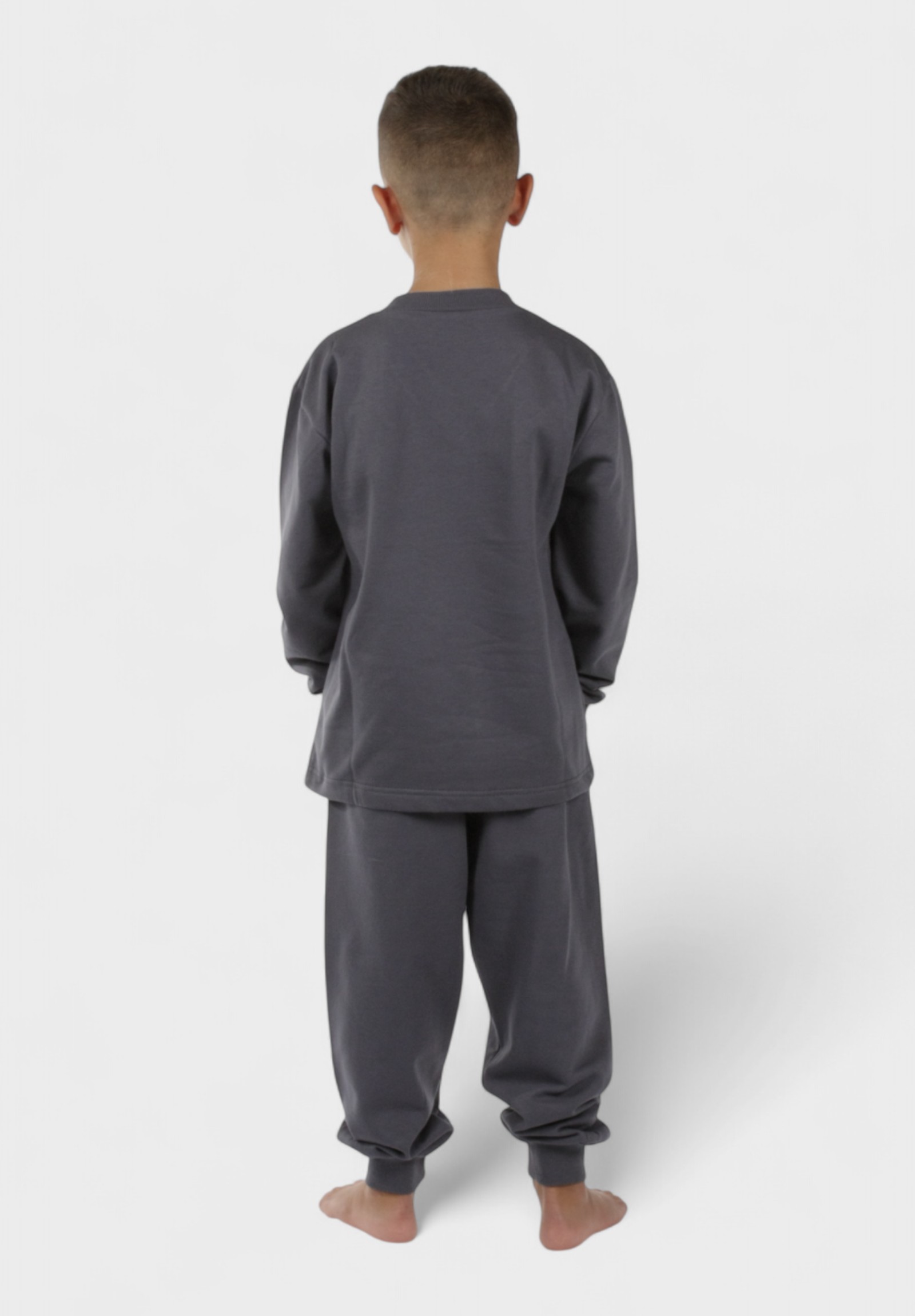 Πιτζάμα για Αγόρι Φούτερ Wild Forest Ανθρακί– Χριστίνα CHR205-2-Ανθρακί φωτογραφία