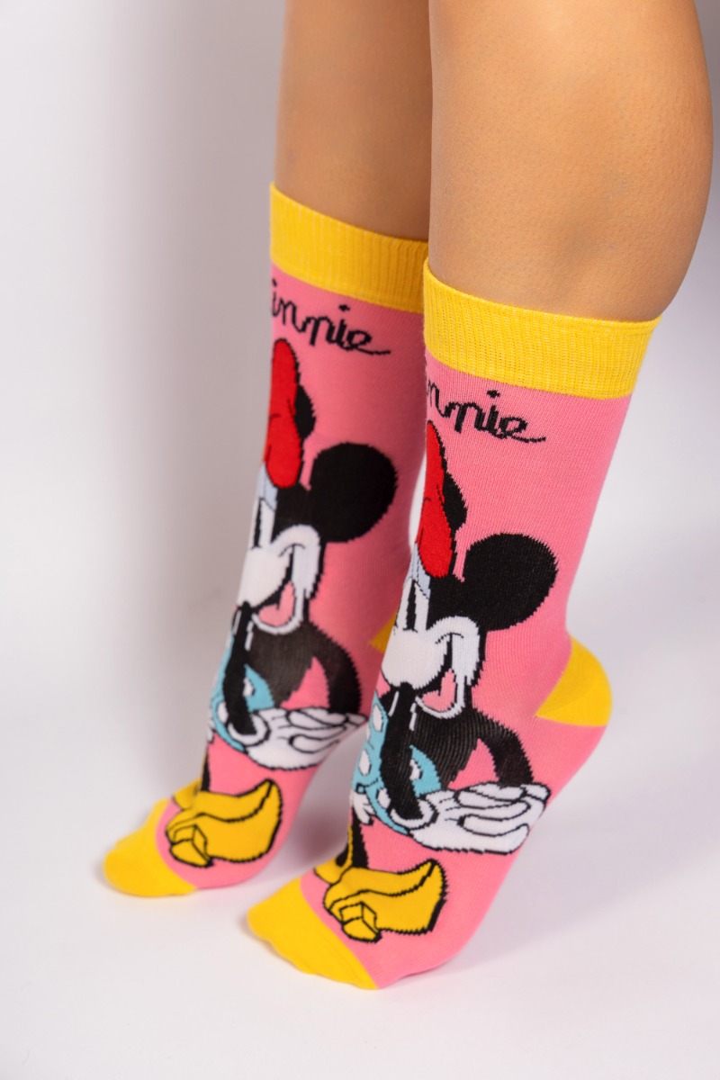  Κάλτσες γυναικείες Minnie & Daisy Cimpa MN22204-1-Φούξια 2025