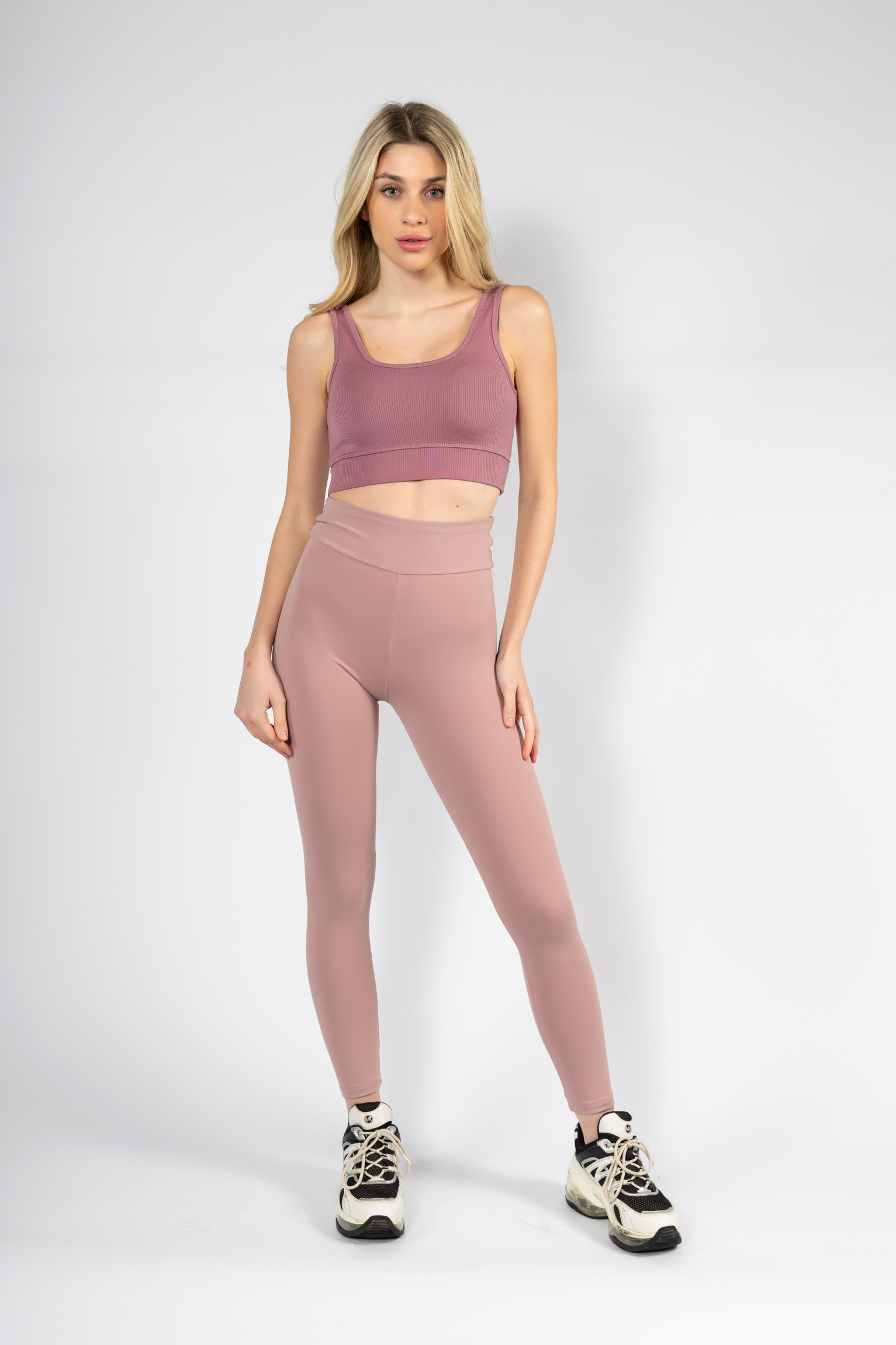 Κολάν γυναικείο ματ ροζ Nina Club Shaping NC1989-1-Ροζ φωτογραφία