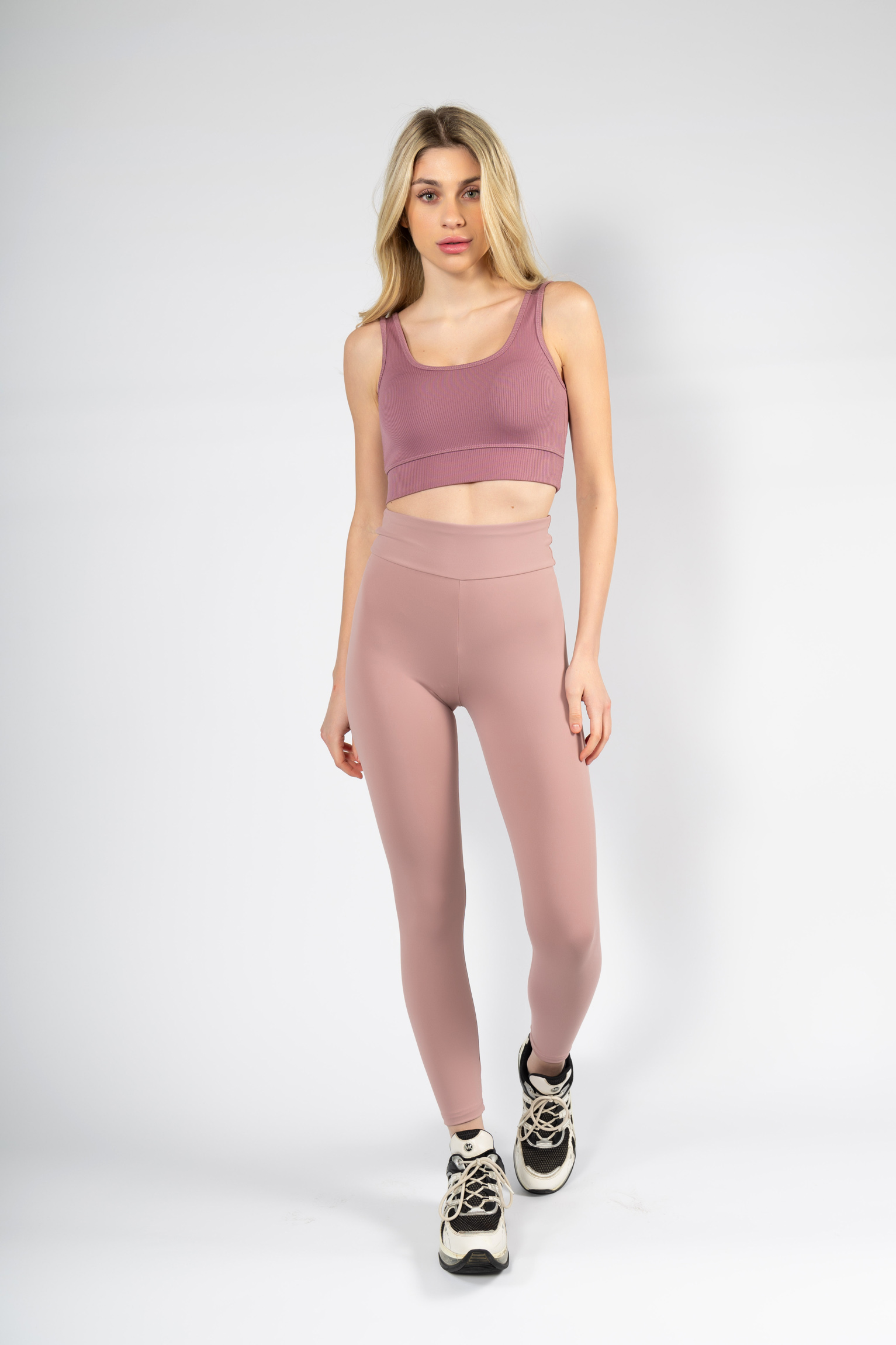 Κολάν γυναικείο ματ ροζ Nina Club Shaping NC1989-1-Ροζ φωτογραφία