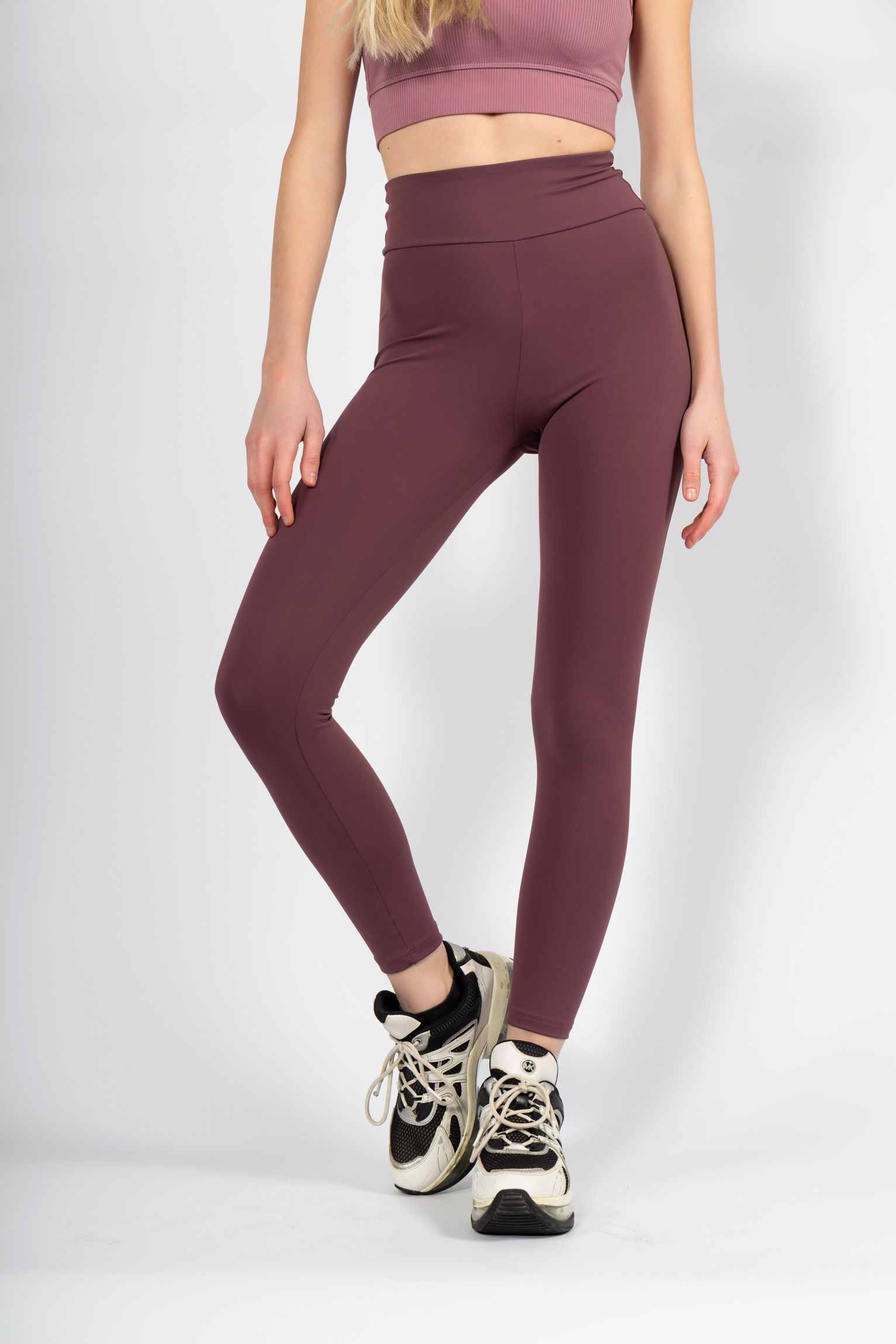 Κολάν γυναικείο ματ μωβ Nina Club Shaping NC1989-2-Μωβ φωτογραφία