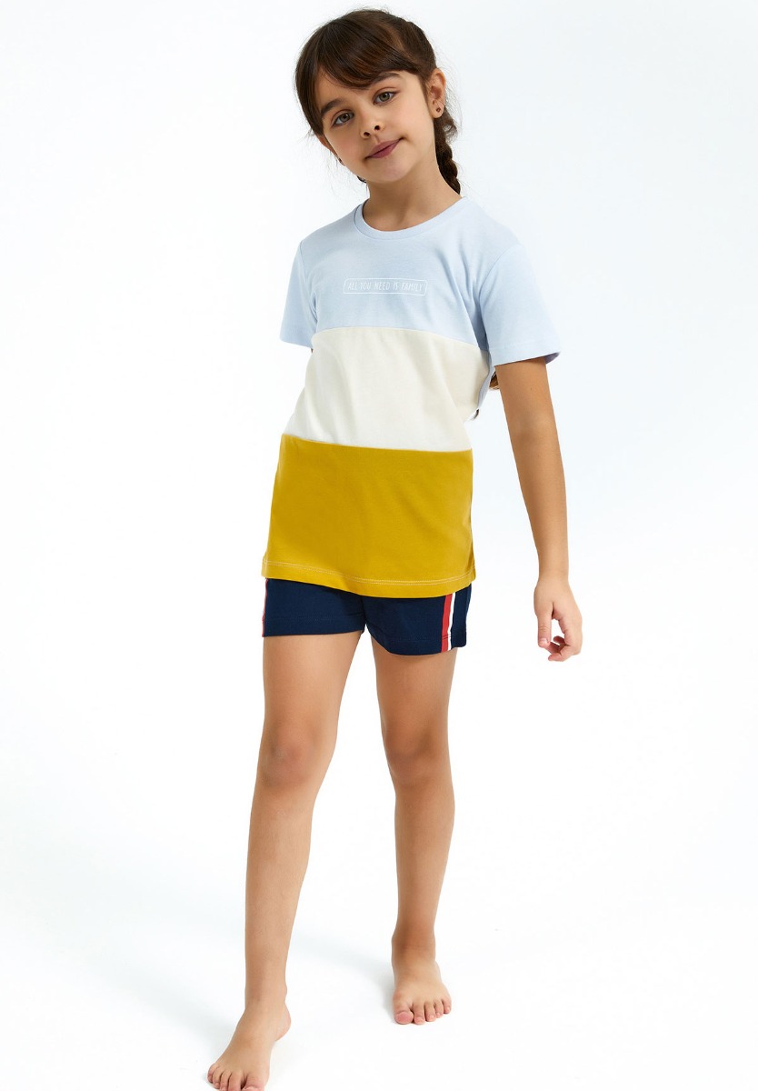 Rolypoly Πιτζάμα παιδική Rolypoly κορίτσι All You Need Is Family RP1802A