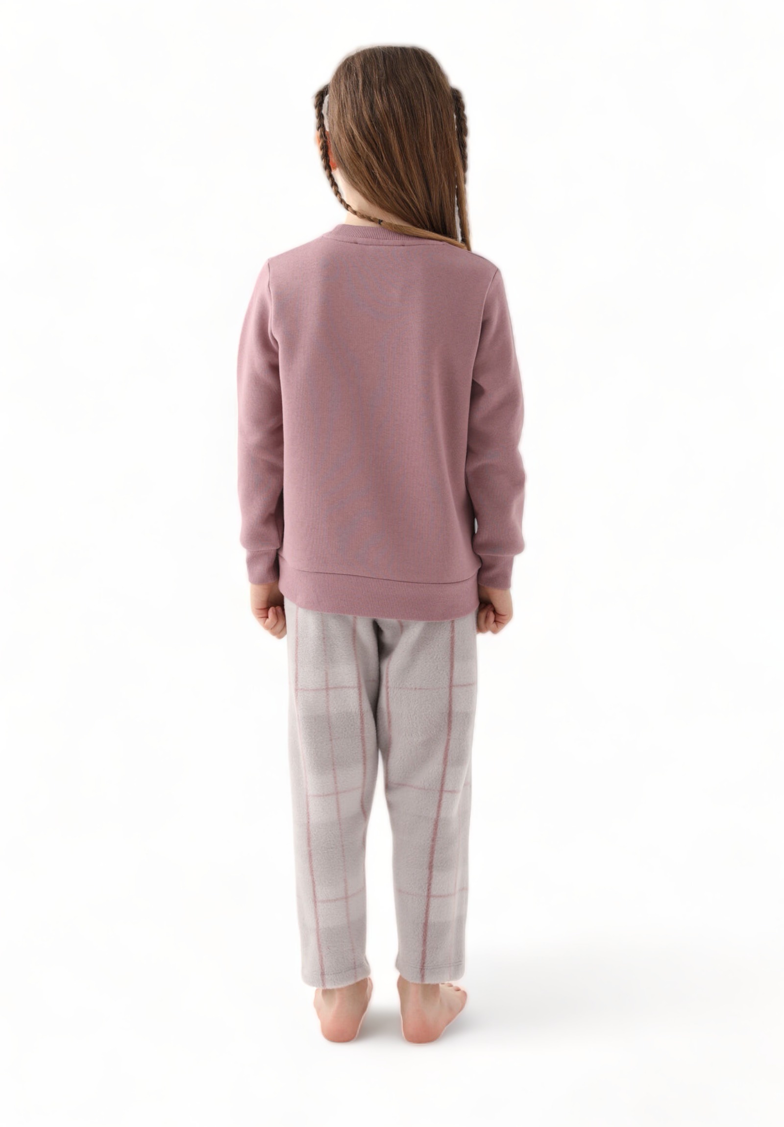 Πιτζάμα για κορίτσι Polar Fleece Arnetta Awesome AR2612G-Σάπιο Μήλο φωτογραφία
