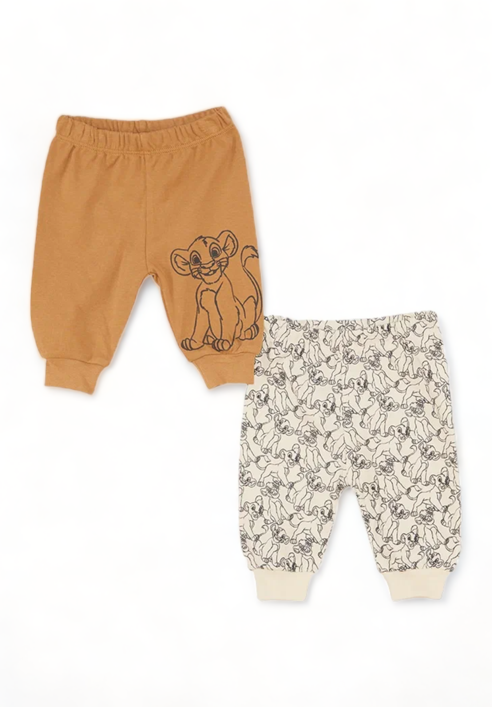 Cimpa Βρεφικά Παντελονάκια Cimpa με Ανοικτό Ποδαράκι Lion King DISNEY AS21442-Καφέ