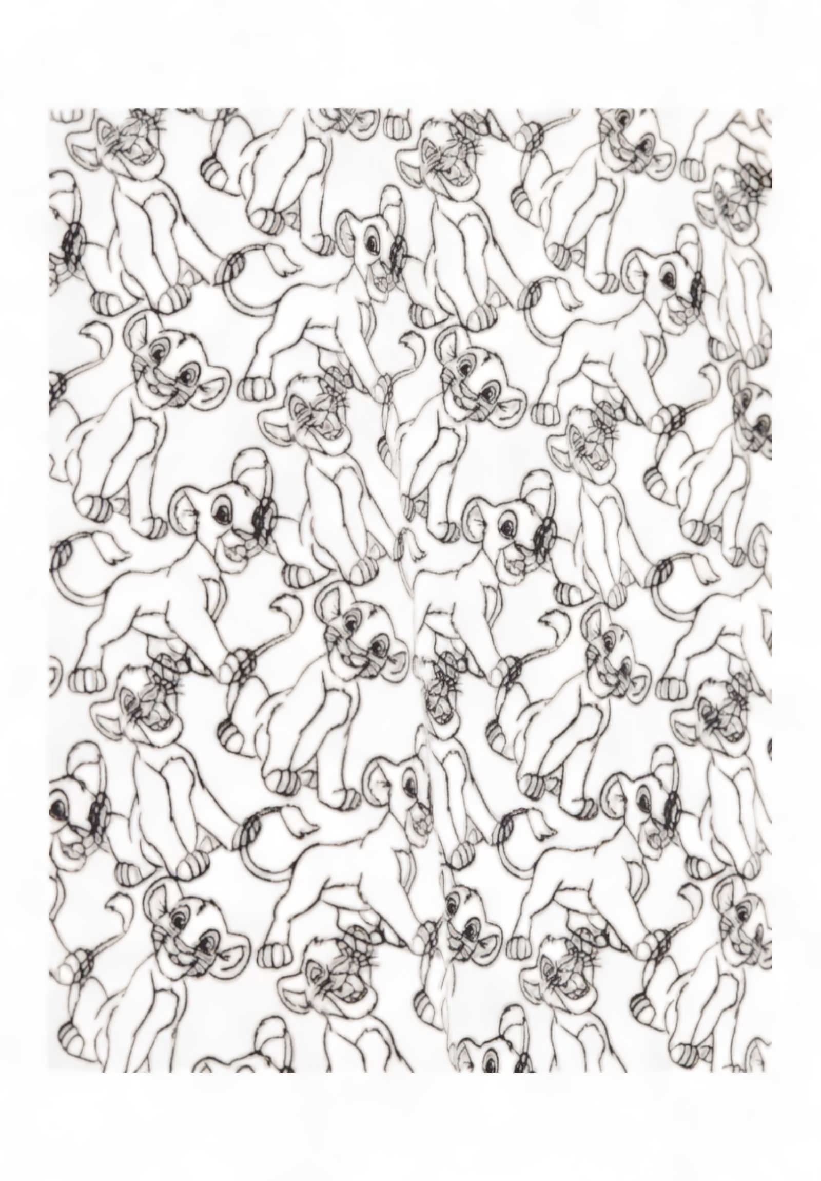 Βρεφικό φορμάκι Cimpa με μακρύ μανίκι και κλειστό ποδαράκι Lion King εκρού AS21443-Εκρού φωτογραφία