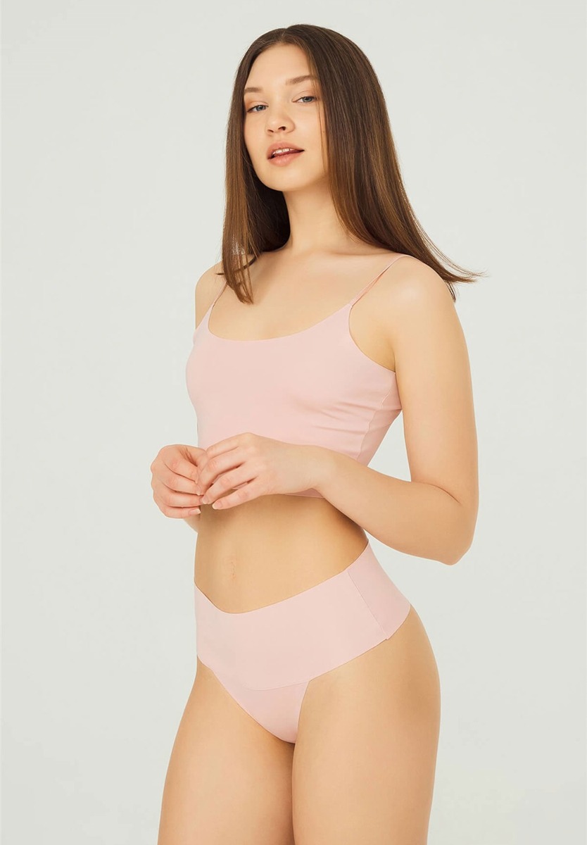 Στρινγκ ψηλόμεσο χωρίς ραφές Laser Cut 5 Τεμ. CH6020 φωτογραφία