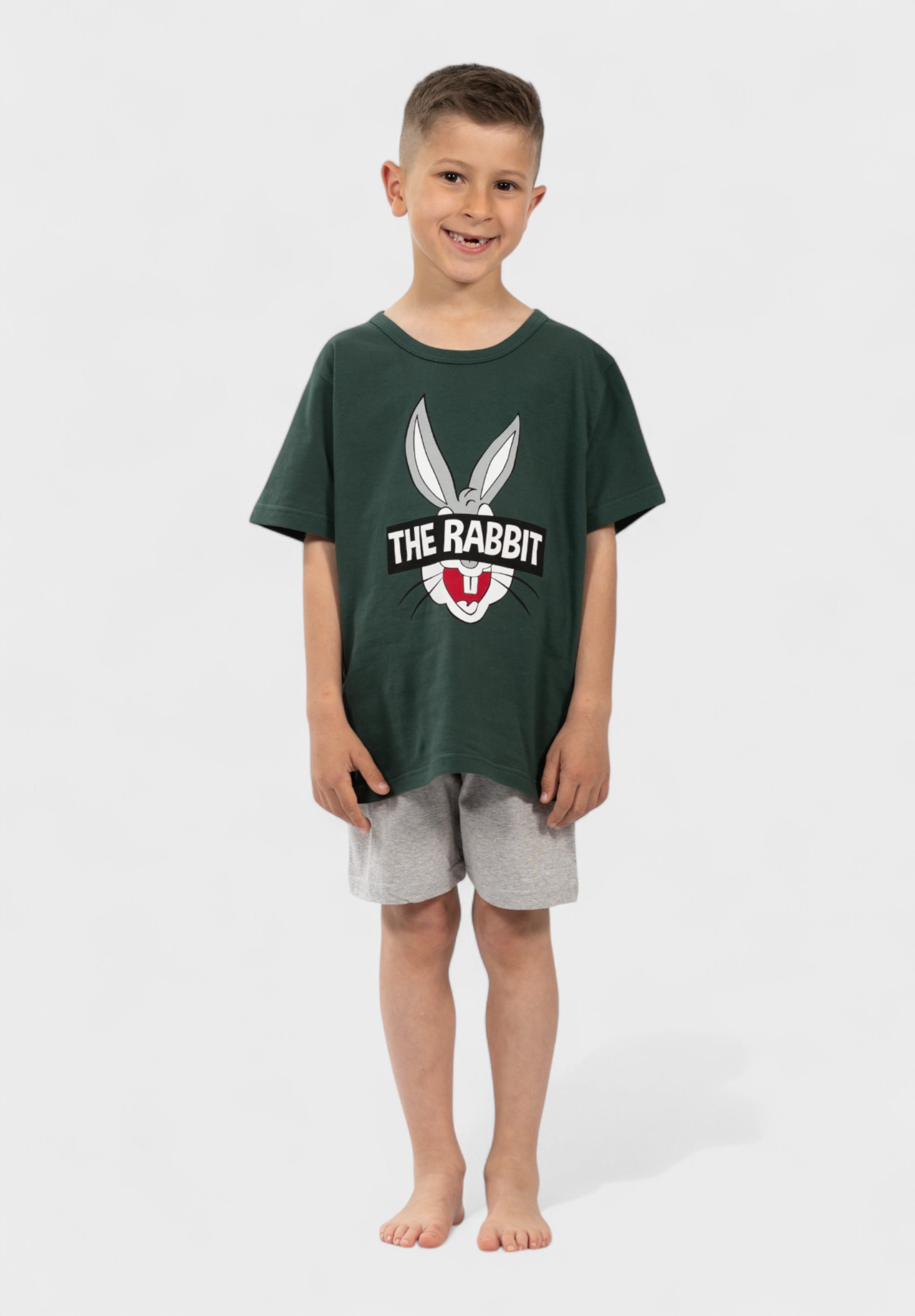 Nina Club Παιδική Πιτζάμα “The Rabbit” Nina Club 100% Βαμβάκι Πράσινο NC155-25-1-Πράσινο