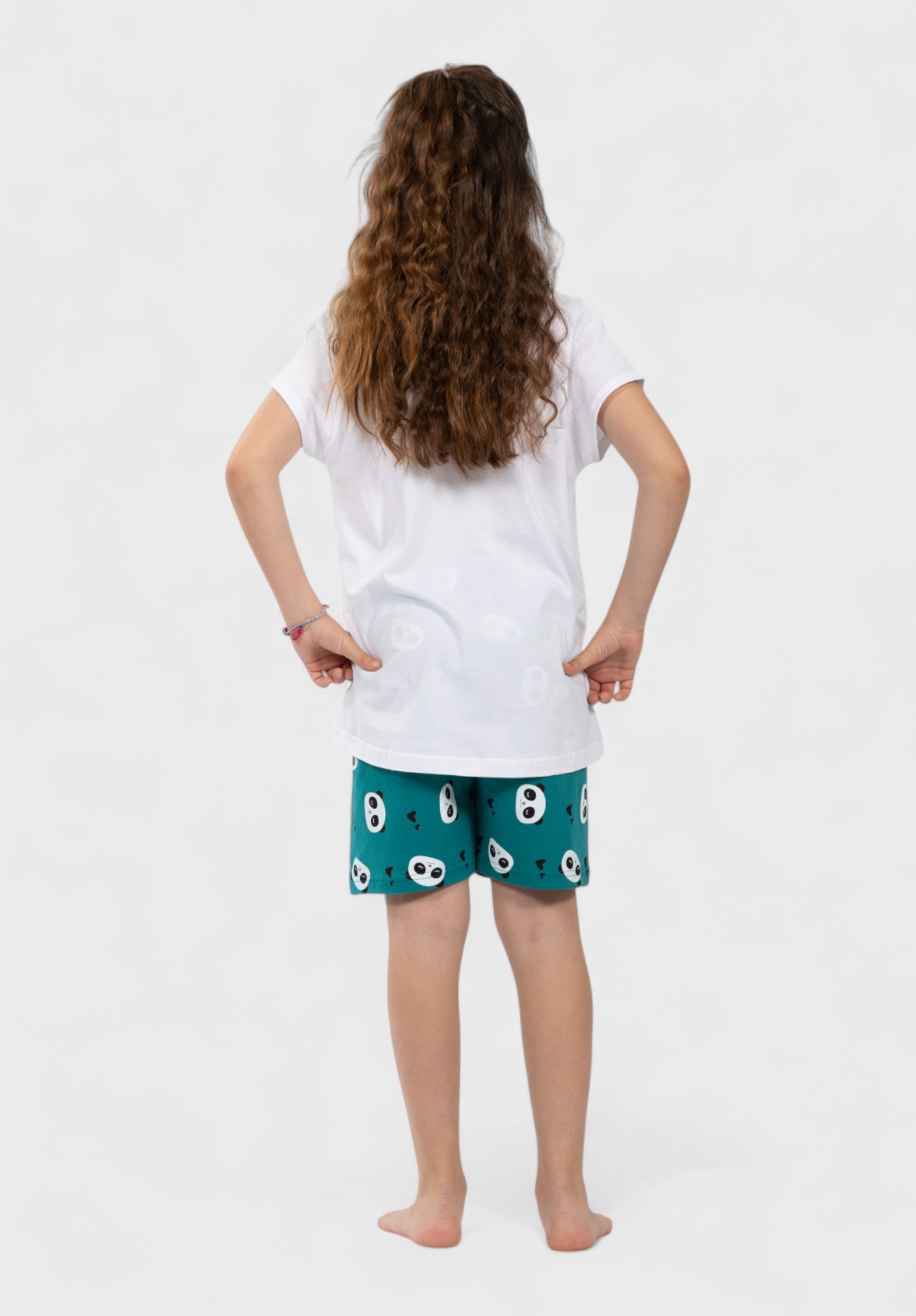 Πιτζάμα Εφηβική Panda Nina Club 100% Βαμβάκι Πράσινο NC152-25-2-Πράσινο φωτογραφία