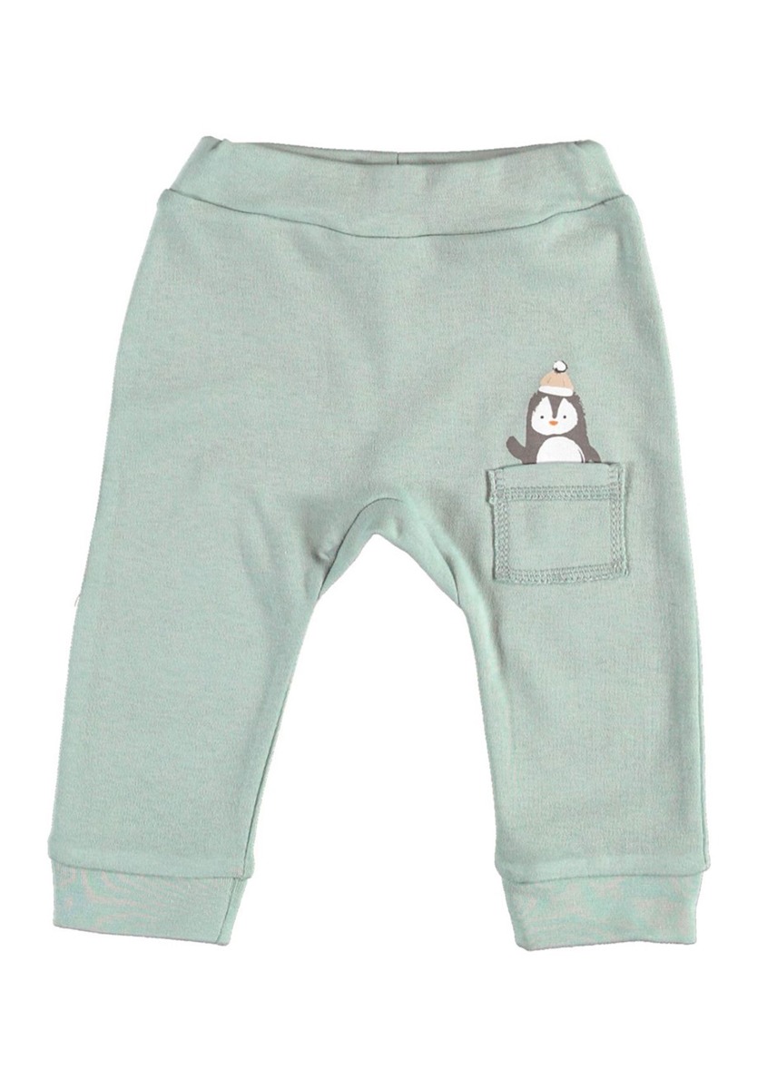 Σετ Βρεφικό παντελόνι - γιλέκο - μπλούζα Frozen Penguins Blue 73248A φωτογραφία