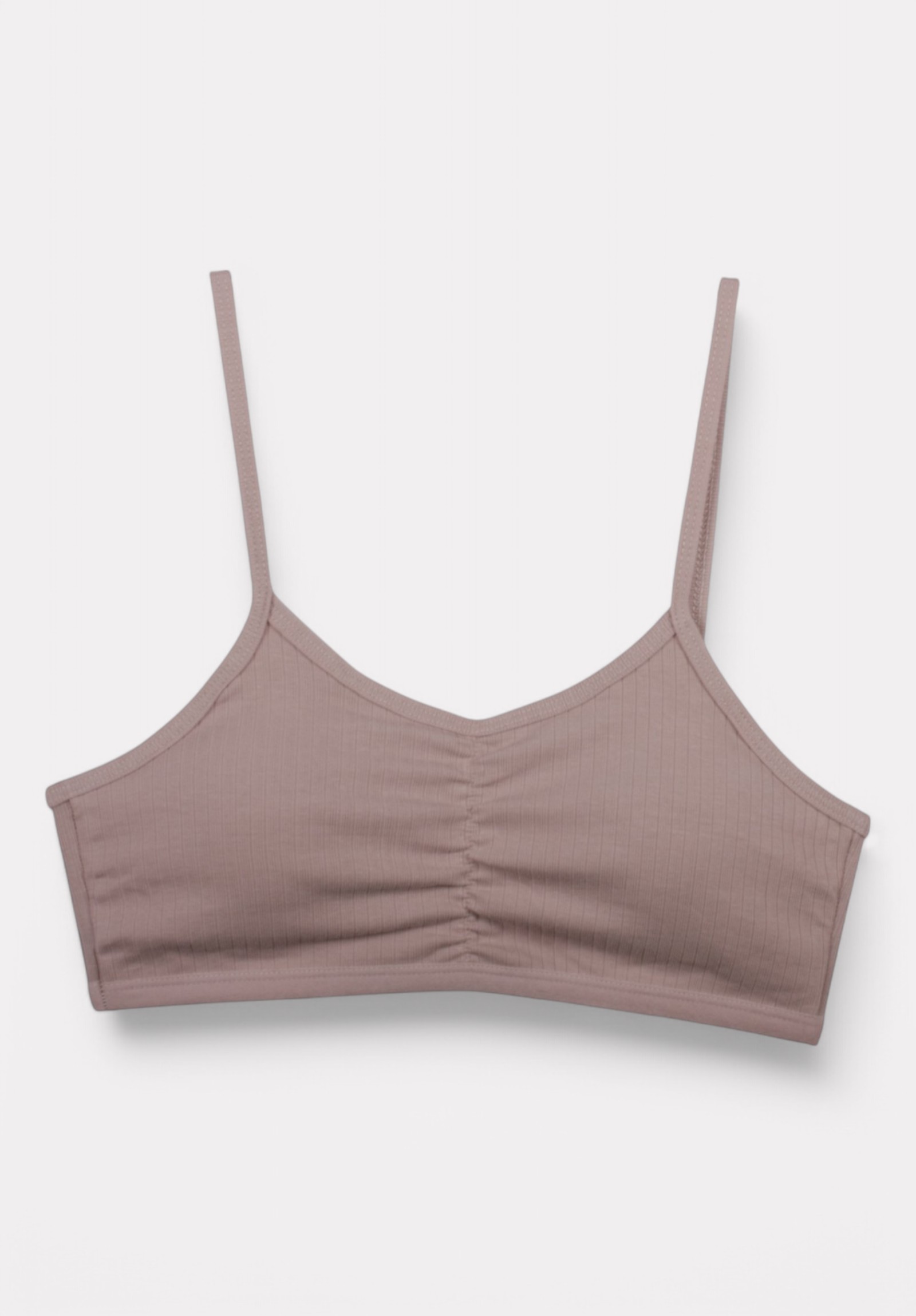 Μπουστάκια Εφηβικά με Λεπτή Τιράντα Rib Biyo Kids - Αποσπώμενη Ενίσχυση 5 Pack BK119-1-Πολύχρωμο φωτογραφία