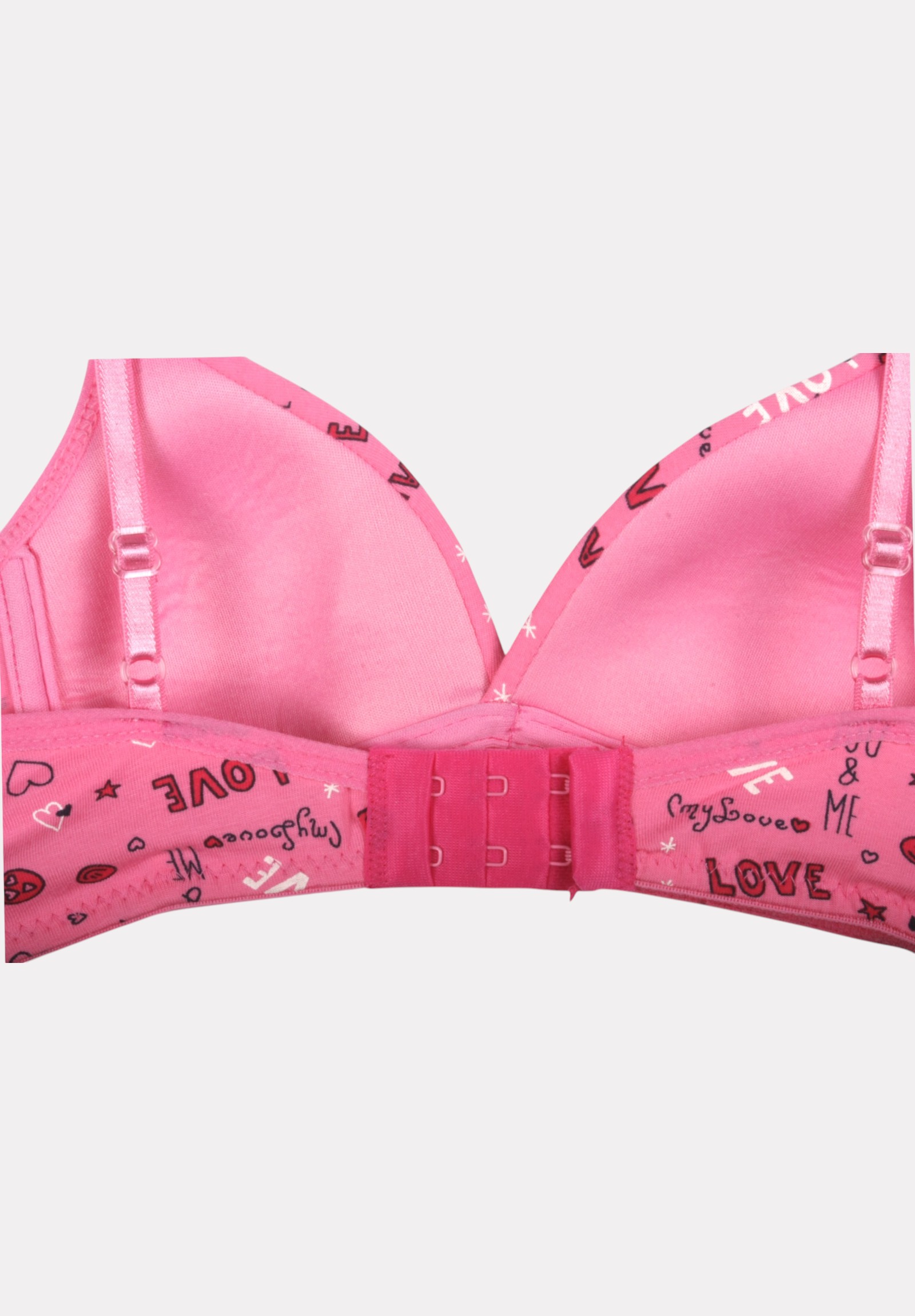 Σουτιέν Εφηβικό Βαμβακερό Biyo Kids Love Φούξια BK153-2-Φούξια φωτογραφία