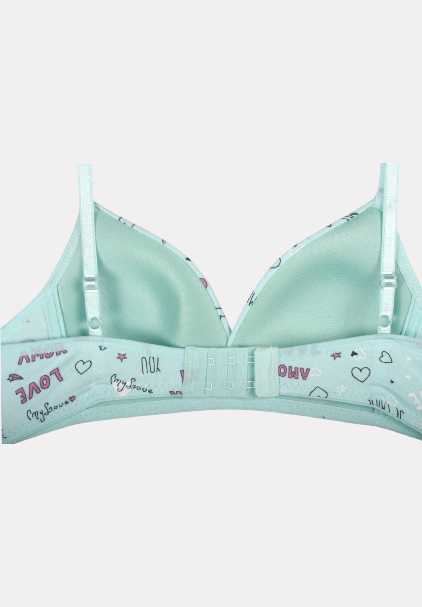 Σουτιέν Εφηβικό Βαμβακερό Biyo Kids Love Σιελ BK153-3-Γαλάζιο φωτογραφία