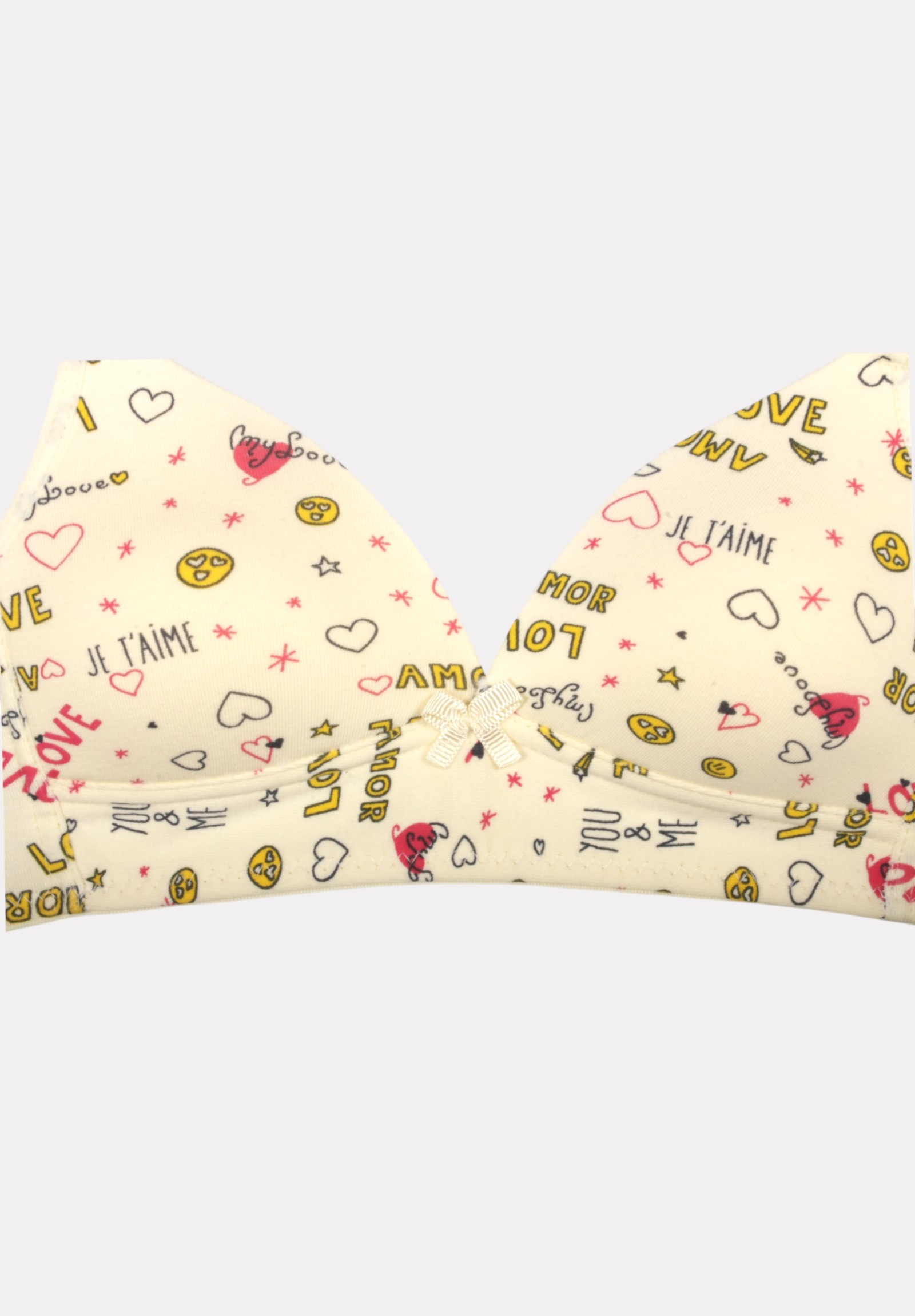 Σουτιέν Εφηβικό Βαμβακερό Biyo Kids Love Κίτρινο BK153-4-Κίτρινο φωτογραφία