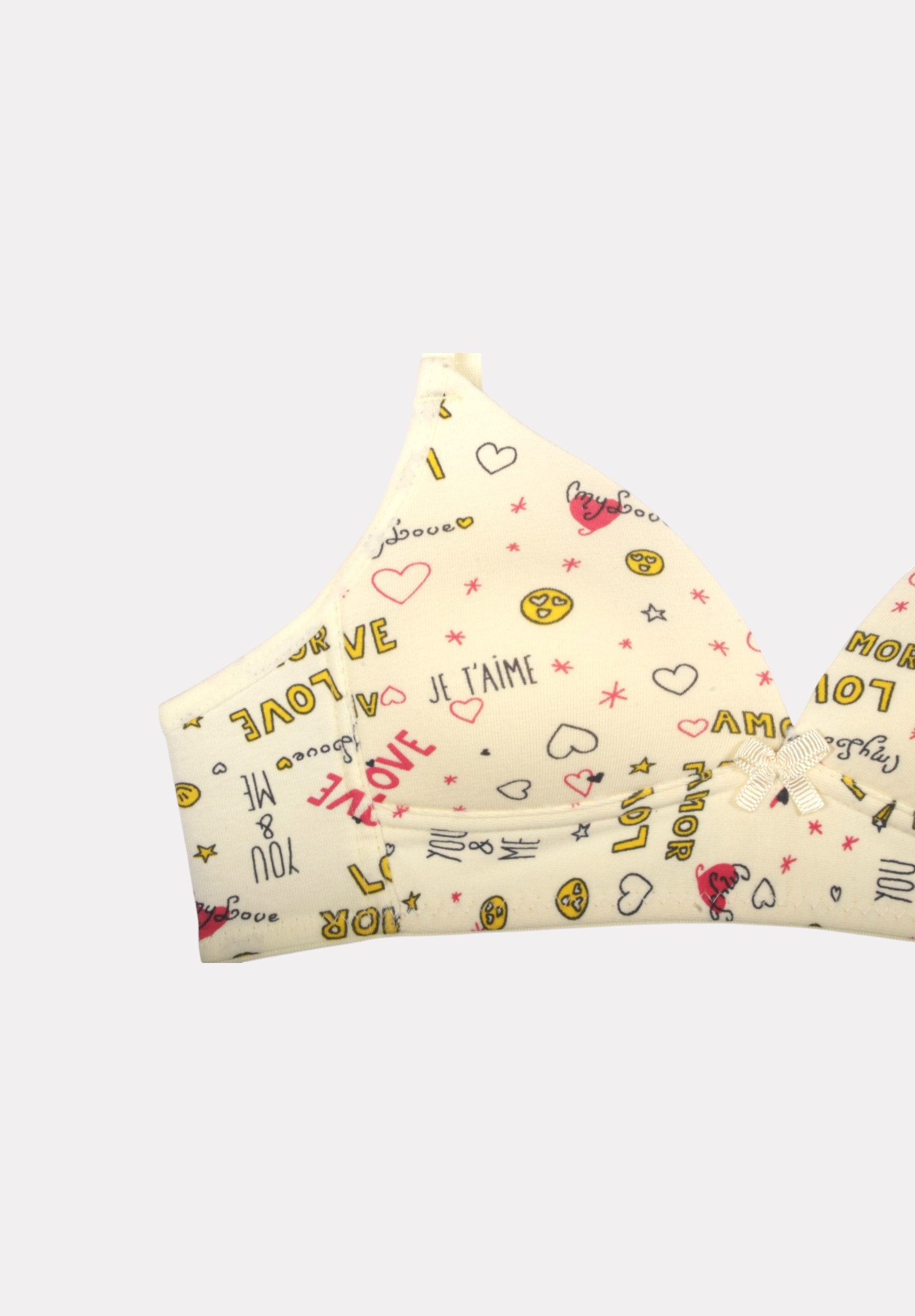 Σουτιέν Εφηβικό Βαμβακερό Biyo Kids Love Κίτρινο BK153-4-Κίτρινο φωτογραφία