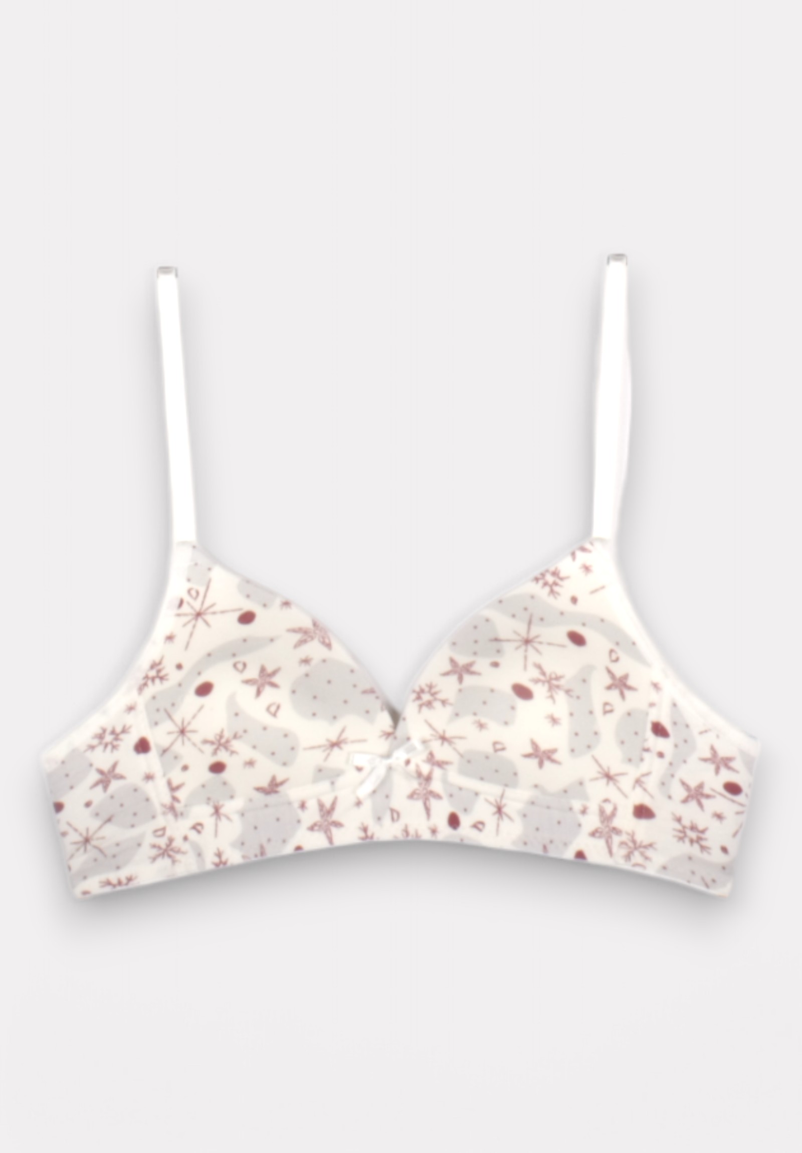 Biyo Σουτιέν Εφηβικό Βαμβακερό Biyo Kids Stars Εκρού BK153-5-Εκρού