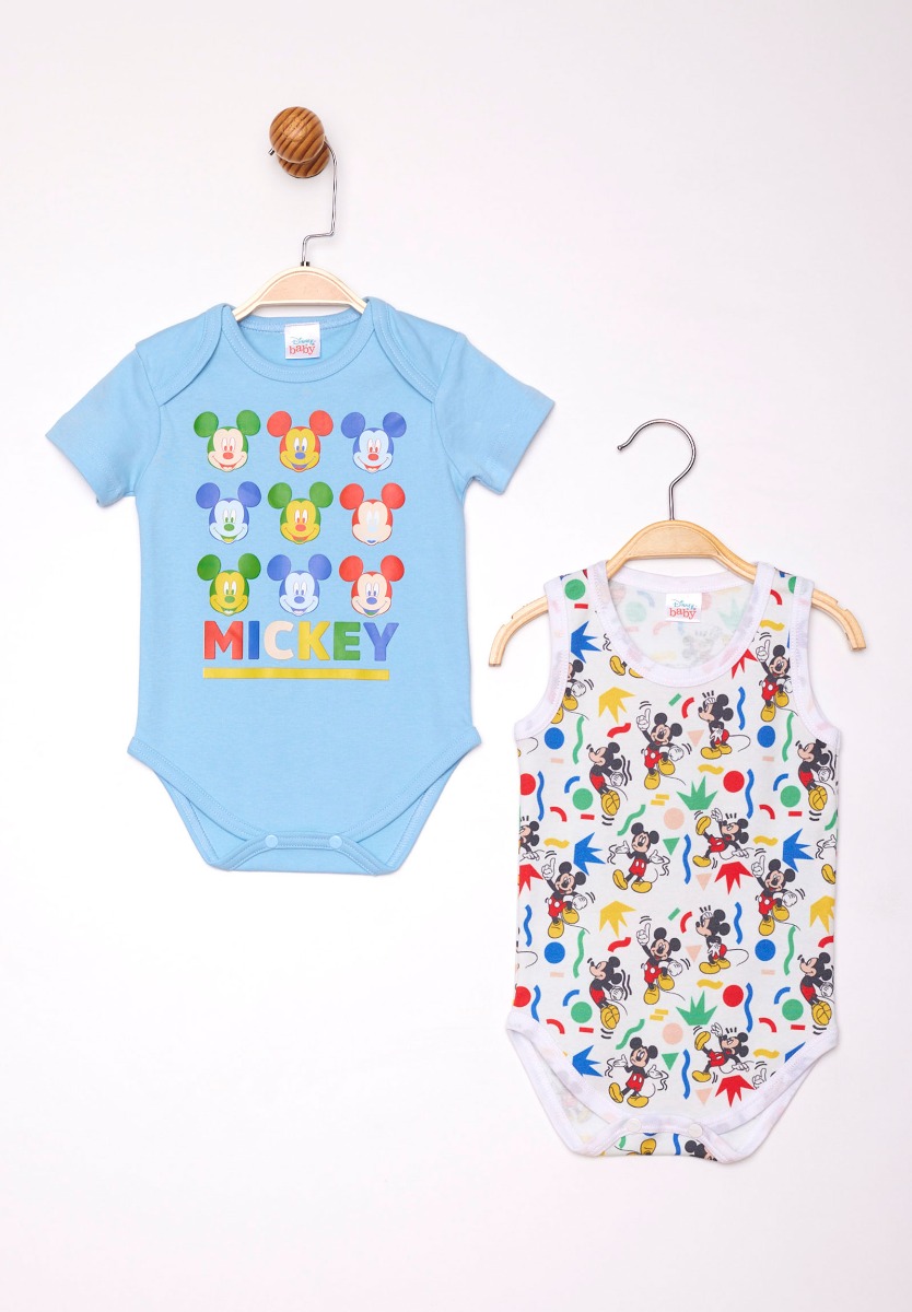 Cimpa Κορμάκια βρεφικά Mickey Mouse 2 Τεμ. MC19445