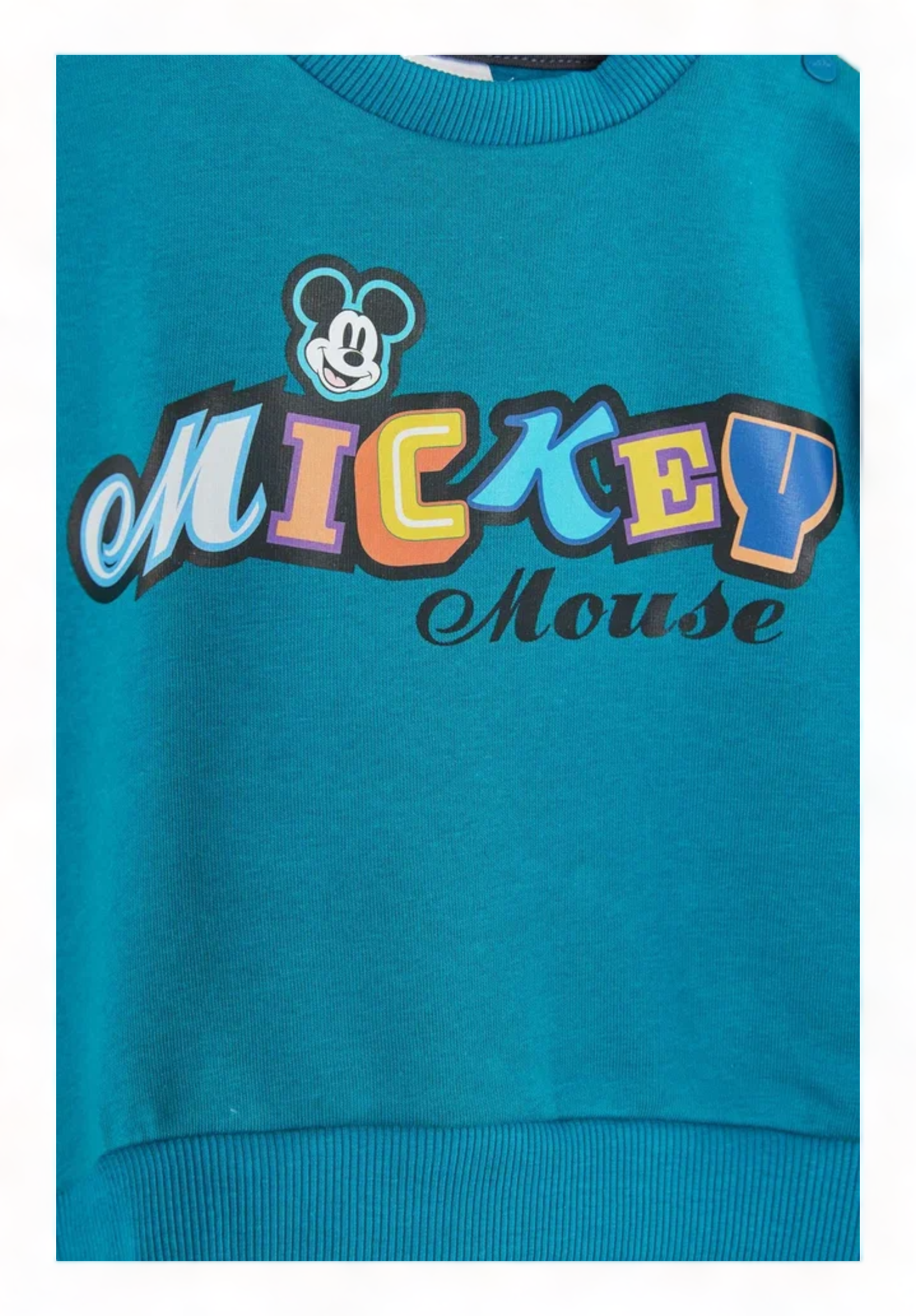 Βρεφικό σετ φόρμας Cimpa Mickey της Disney πετρόλ MC21133-Πετρόλ φωτογραφία