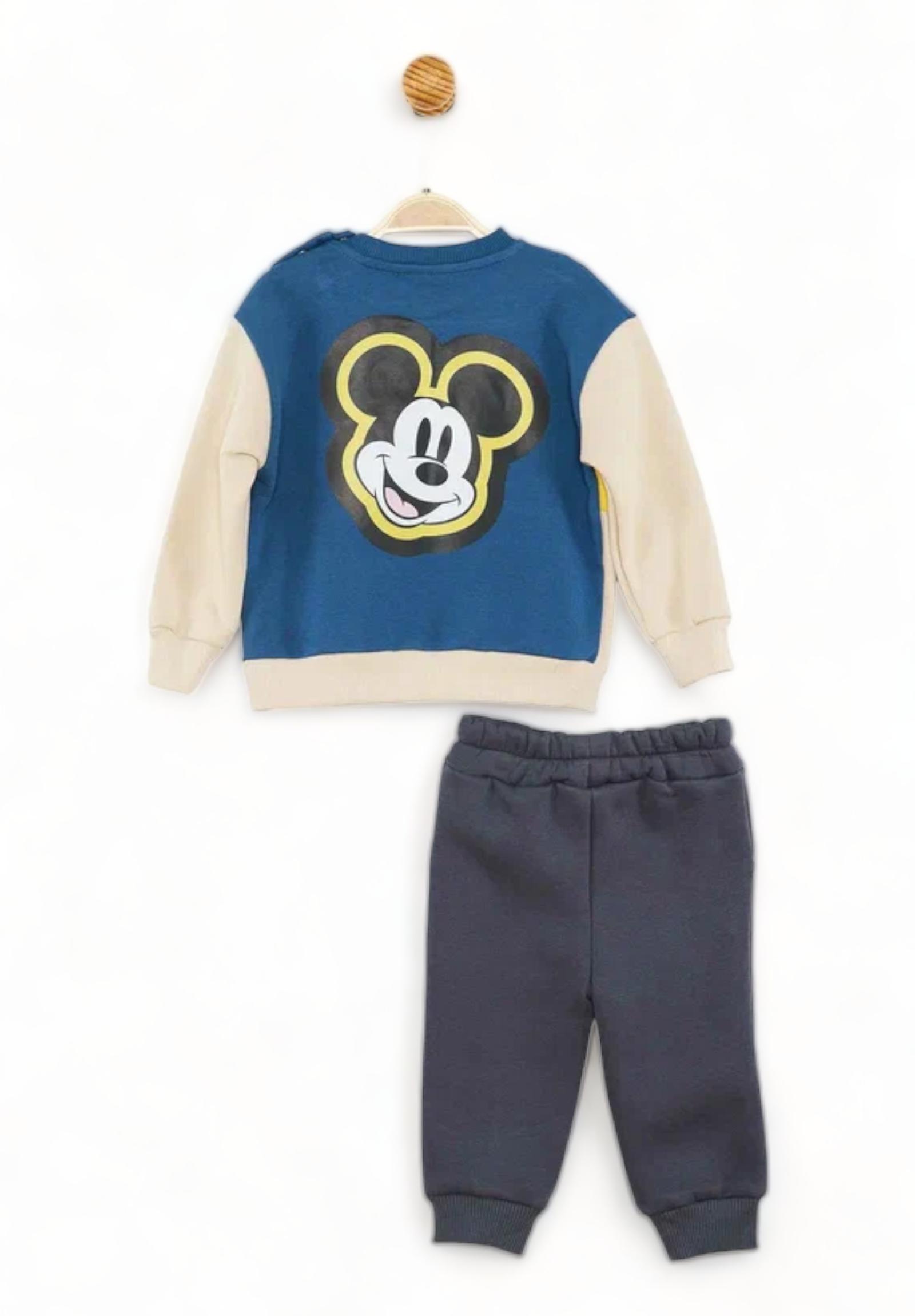 Σετ βρεφική φόρμα Cimpa Disney Mickey με 3χρωμία τύπωμα μπροστα και πίσω MC21157-Κίτρινο φωτογραφία