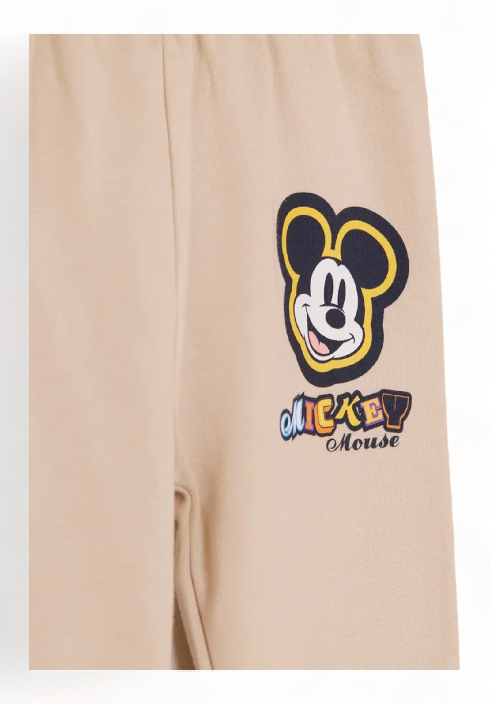 Βρεφικά παντελονάκια Cimpa Μπεζ με ανοικτό ποδαράκι Mickey Disney MC21457-Μπεζ φωτογραφία