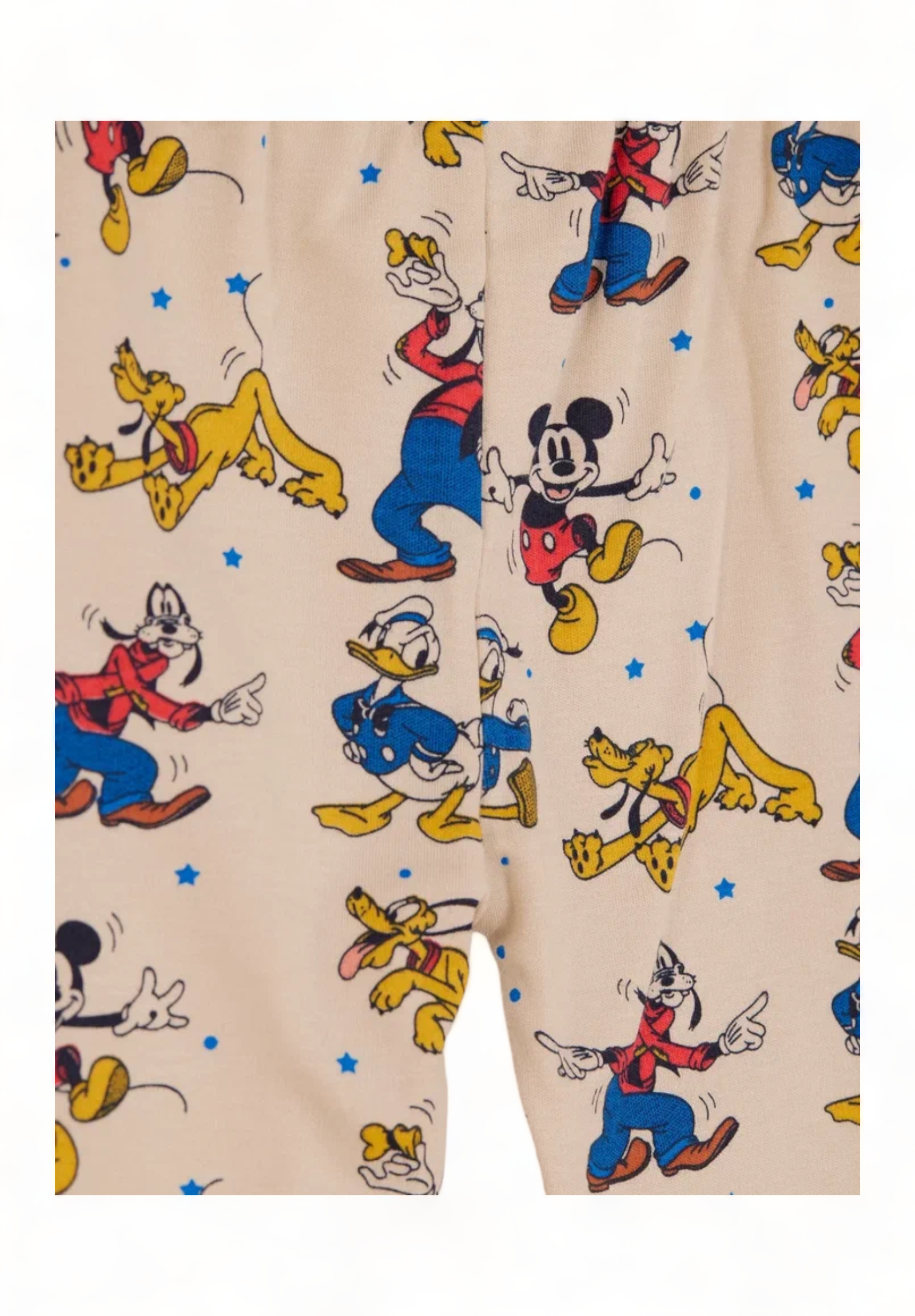 Βρεφικά παντελονάκια Cimpa Μπεζ με ανοικτό ποδαράκι Mickey Disney MC21457-Μπεζ φωτογραφία