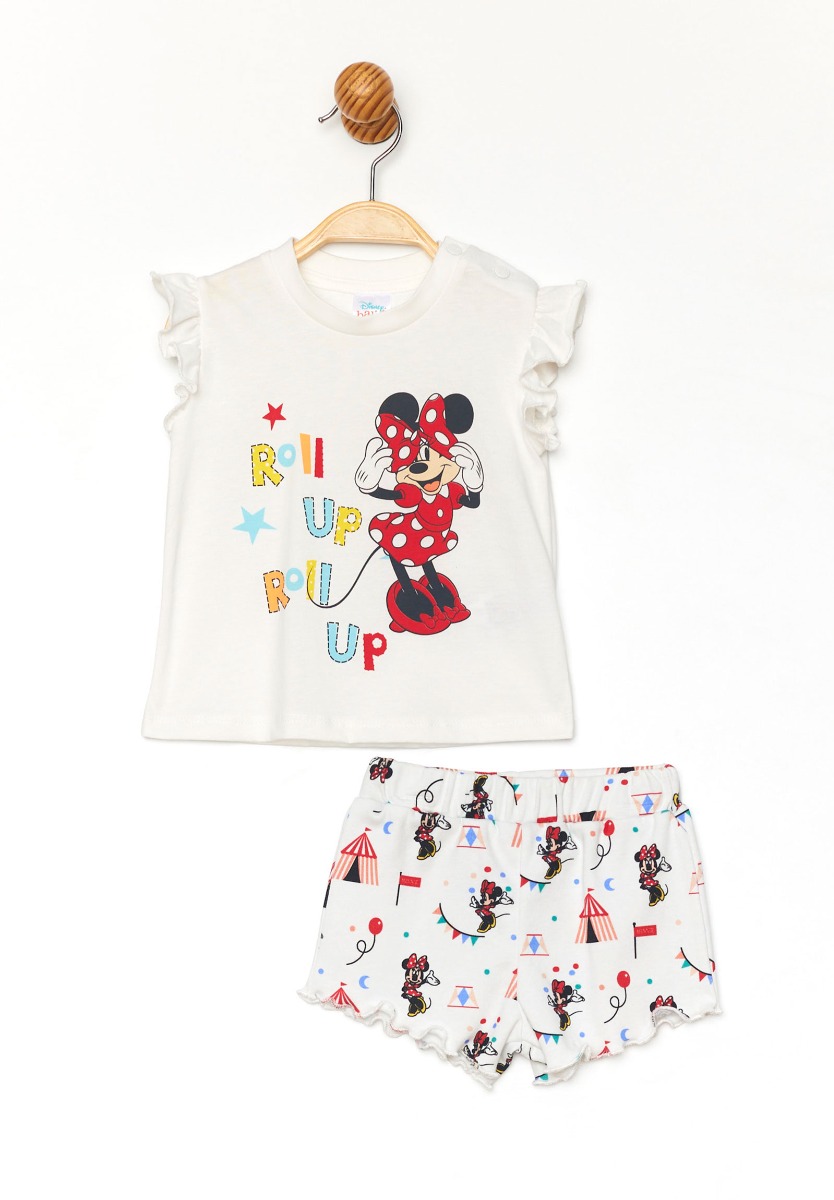 Cimpa Disney Σετ μπλούζα με σορτσάκι Minnie Mouse Roll Up MN19725