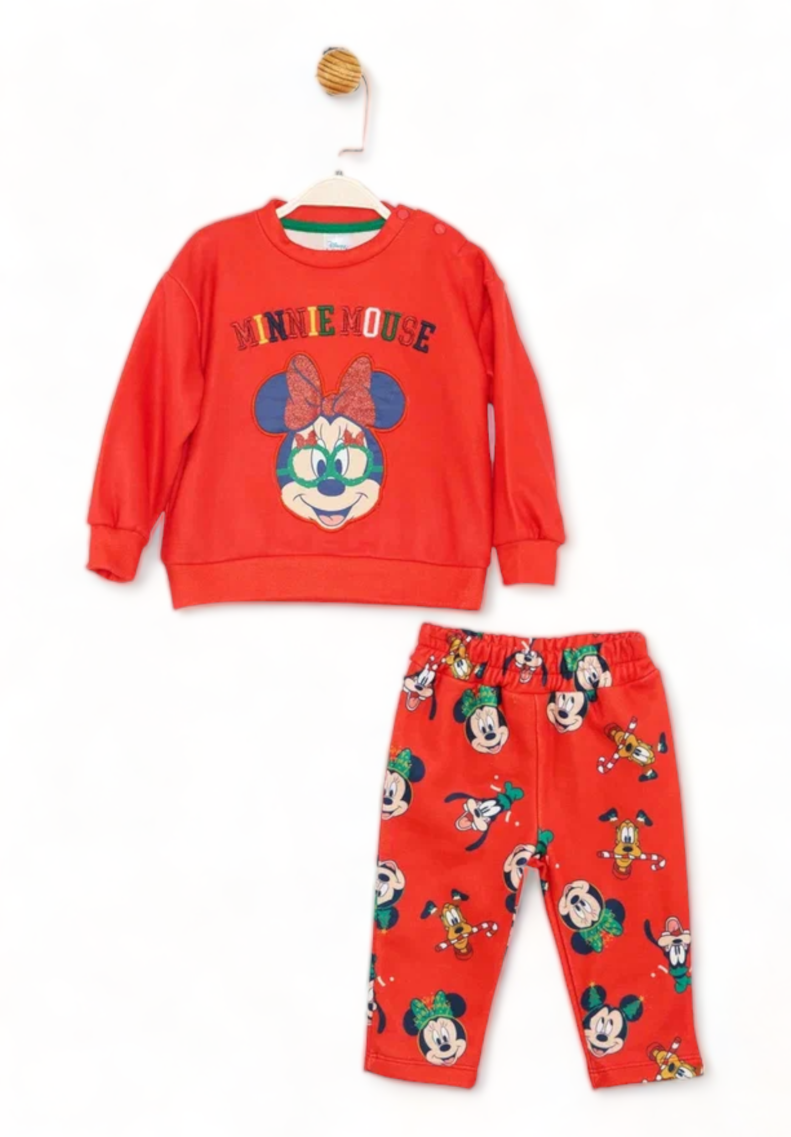 Cimpa Φόρμα για κορίτσι Cimpa Disney Minnie Mouse Christmas Κόκκινη MN21199-Κόκκινο