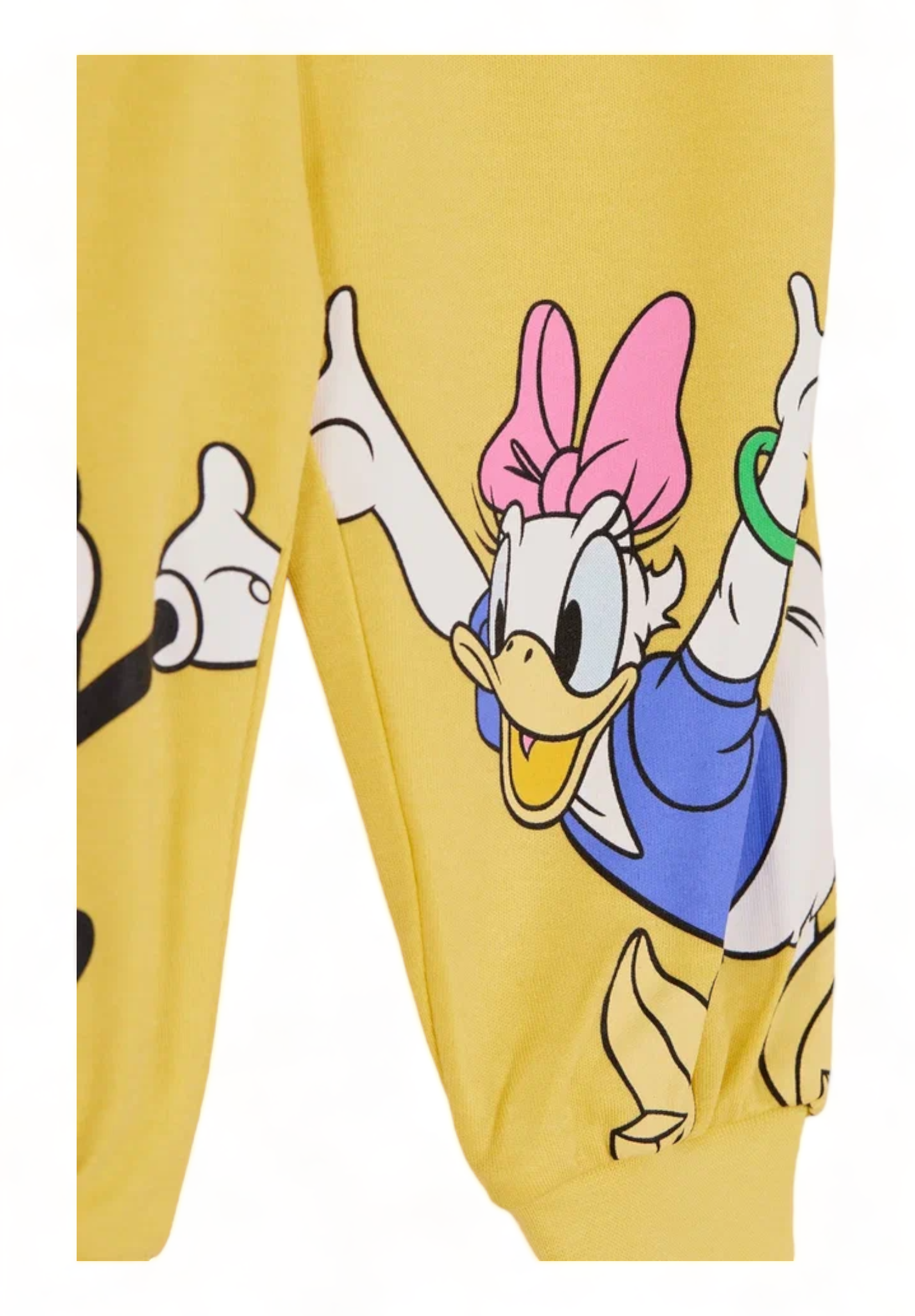 Βρεφικά Παντελονάκια Cimpa με Ανοικτό Ποδαράκι Minnie Daisy της DISNEY κιτρινο λευκο MN21420-Λευκό φωτογραφία