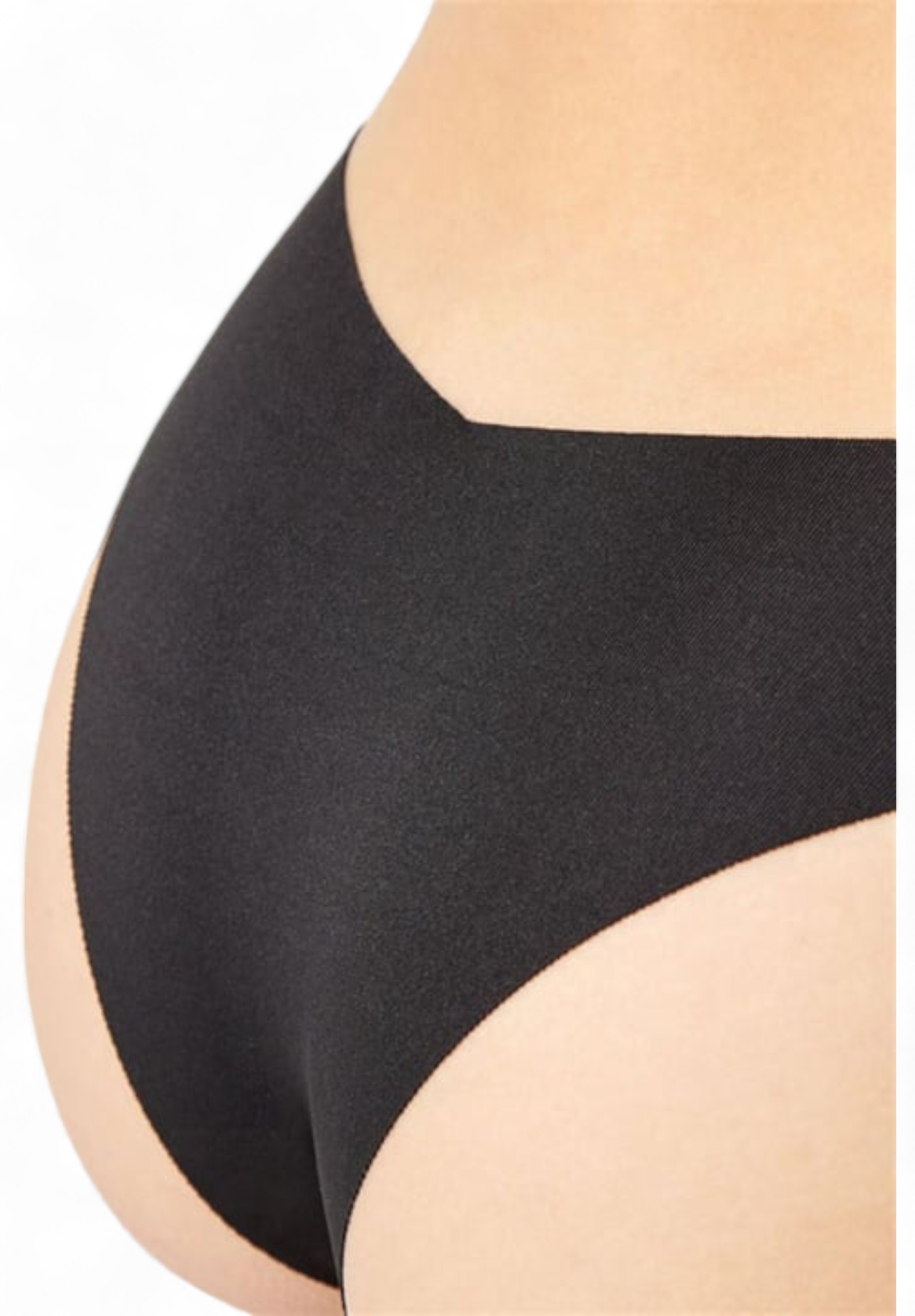 Brazil αόρατο χωρίς ραφές Laser Cut 3 Τεμ. ch0495B-Μαύρο φωτογραφία