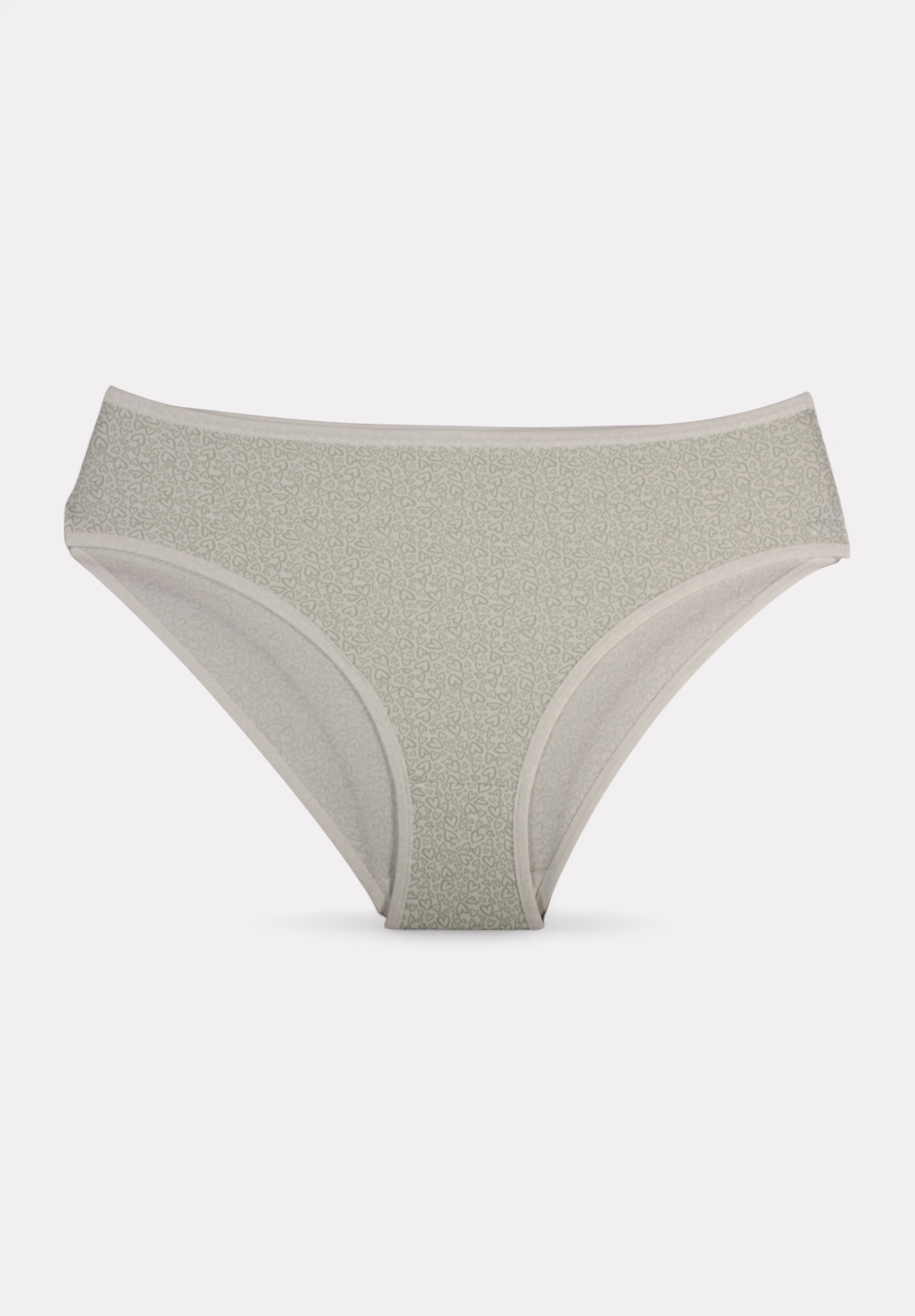 Σλιπ γυναικεία βαμβακερά ψηλόμεσα Berrak Hearts σε οικονομική συσκευασία 3 τεμαχίων BRK11447-5-Πολύχρωμο φωτογραφία