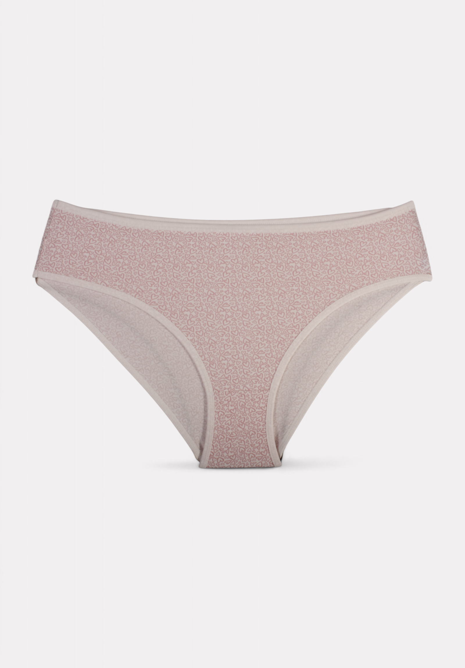 Σλιπ γυναικεία βαμβακερά ψηλόμεσα Berrak Hearts σε οικονομική συσκευασία 3 τεμαχίων BRK11447-5-Πολύχρωμο φωτογραφία