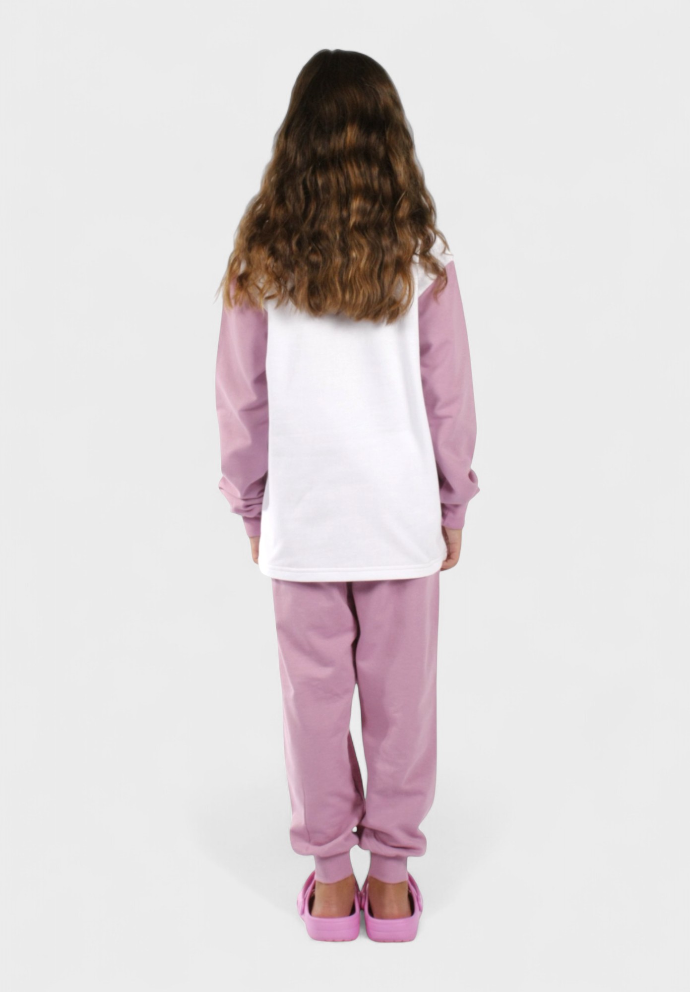 Πιτζάμα για κορίτσι εφηβική φούτερ Dream Λιλά | Χριστίνα CHR210-1-Λιλά φωτογραφία