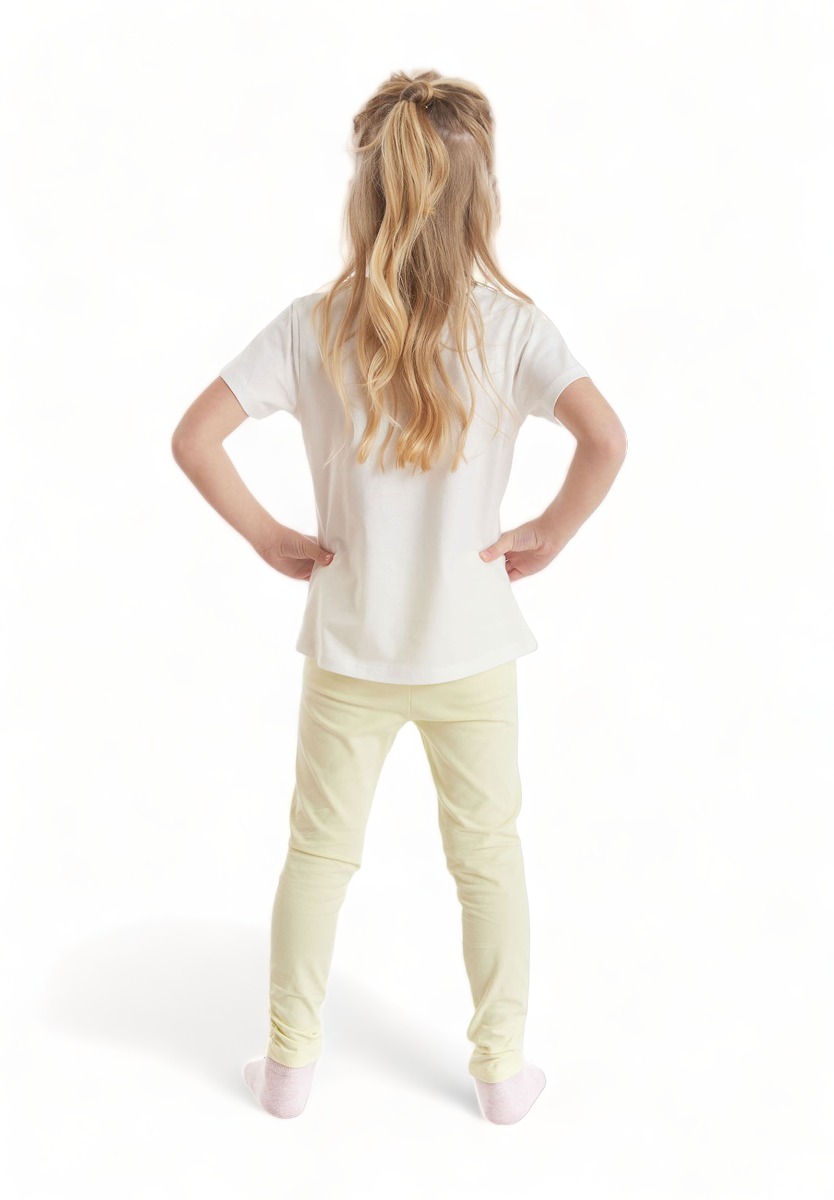 Looney Tunes Σετ μπλούζα με κολάν Tweety Lovely TW19742-Λευκό φωτογραφία