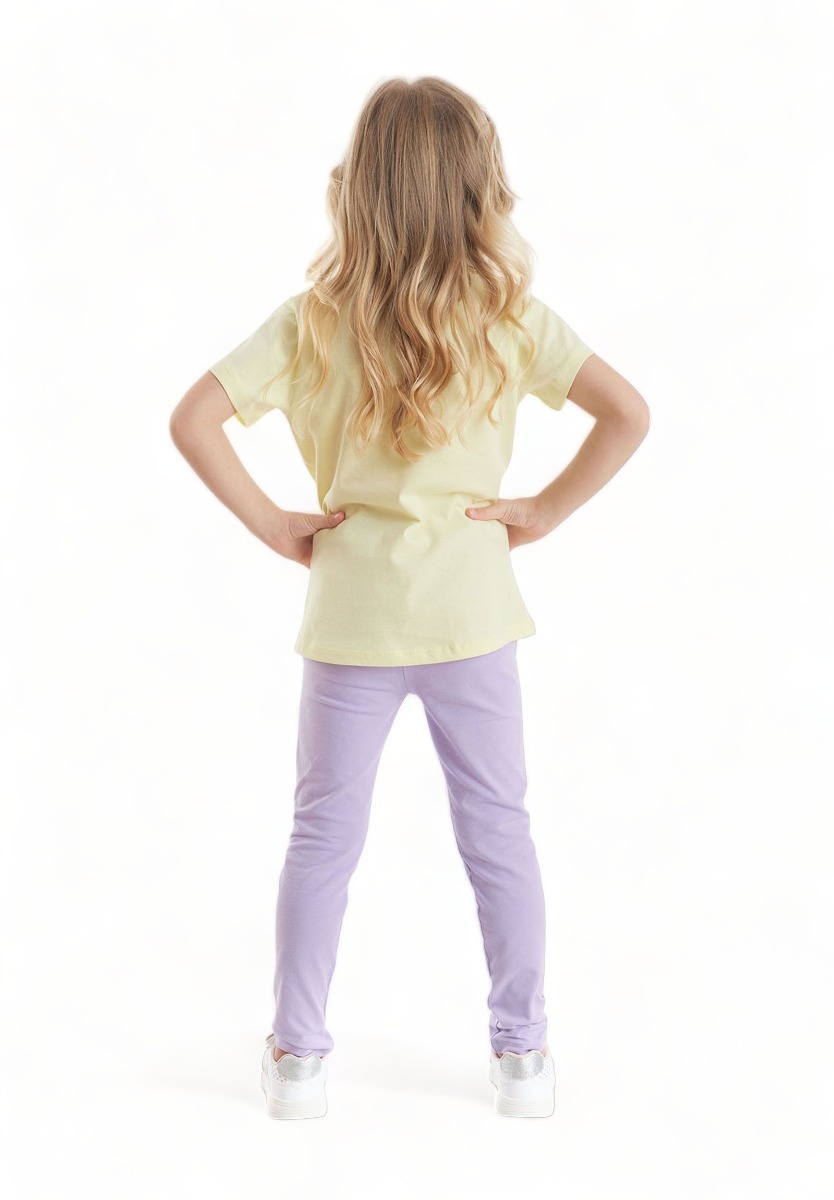 Disney Σετ μπλούζα με κολάν Daisy MN19654-Κίτρινο φωτογραφία