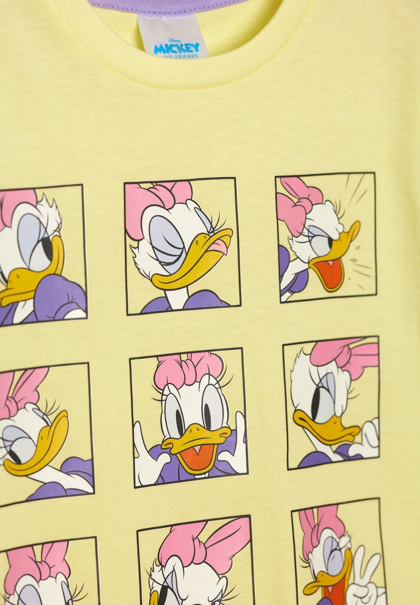 Disney Σετ μπλούζα με κολάν Daisy MN19654-Κίτρινο φωτογραφία