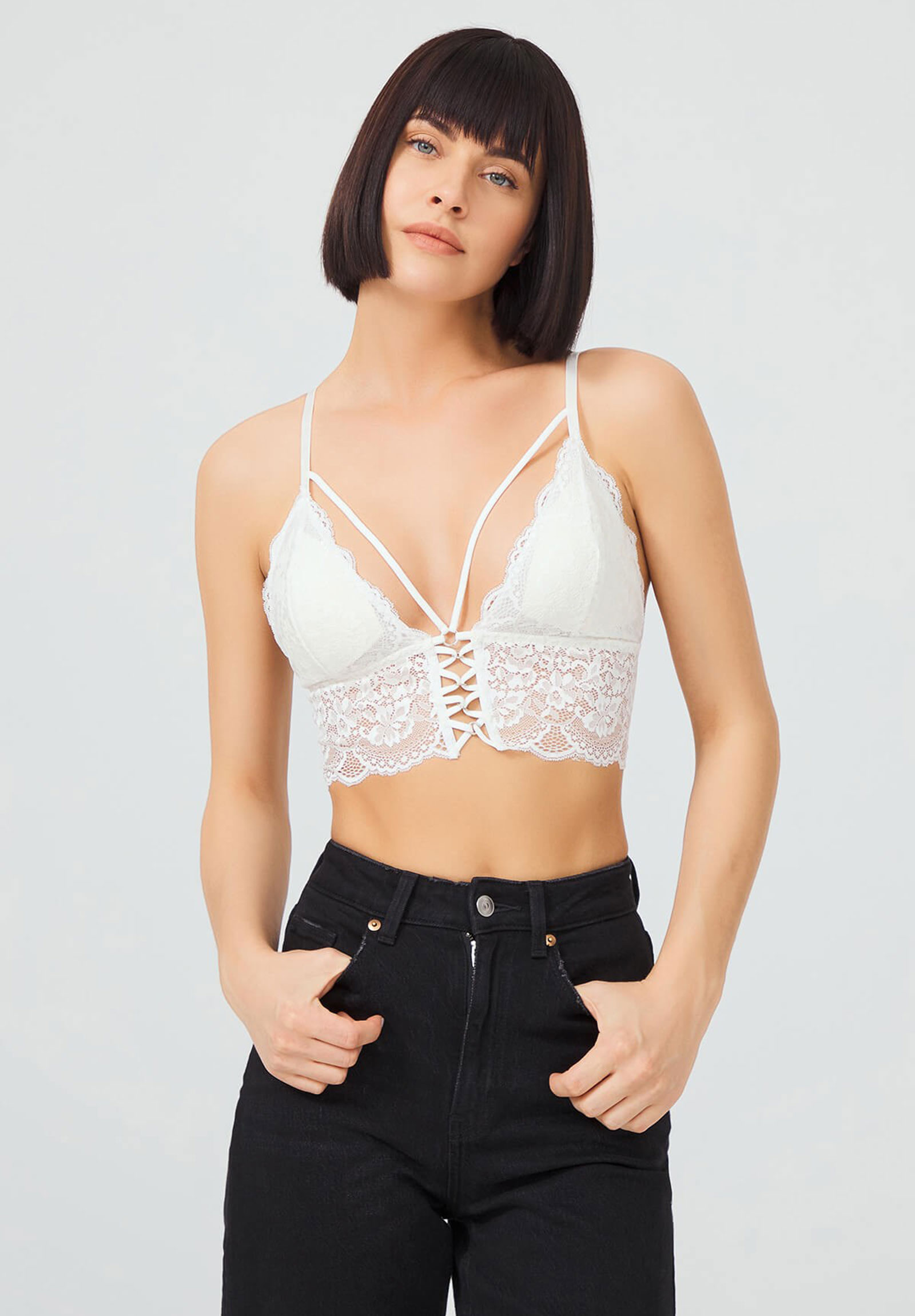  Bralette Cottonhill So Elegant CH1013-Λευκό 2025