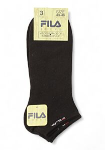 Κάλτσες σοσόνια Fila Unisex Bamboo Invisible Plain 3 Τεμ.