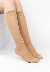 Κάλτσα μέχρι το γόνατο με σχέδιο Lurex Linea D'oro