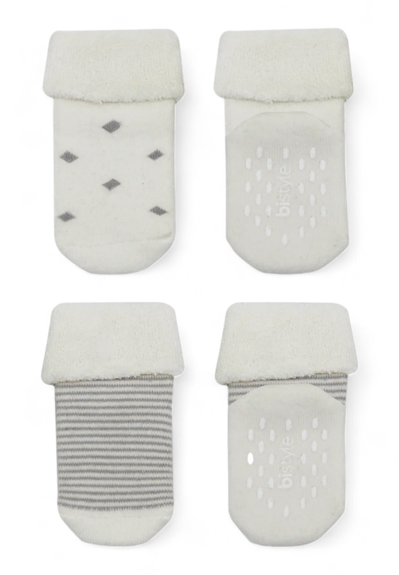 Κάλτσες βρεφικές πετσετέ με τάπες Winter Biorganic 2 Τεμ.