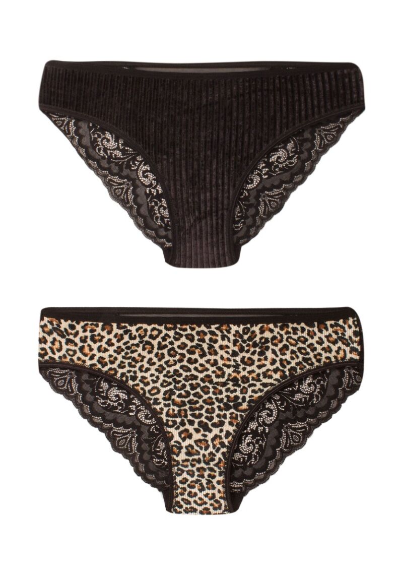 Brazil βελουτε με δαντέλα 2 Τεμ.