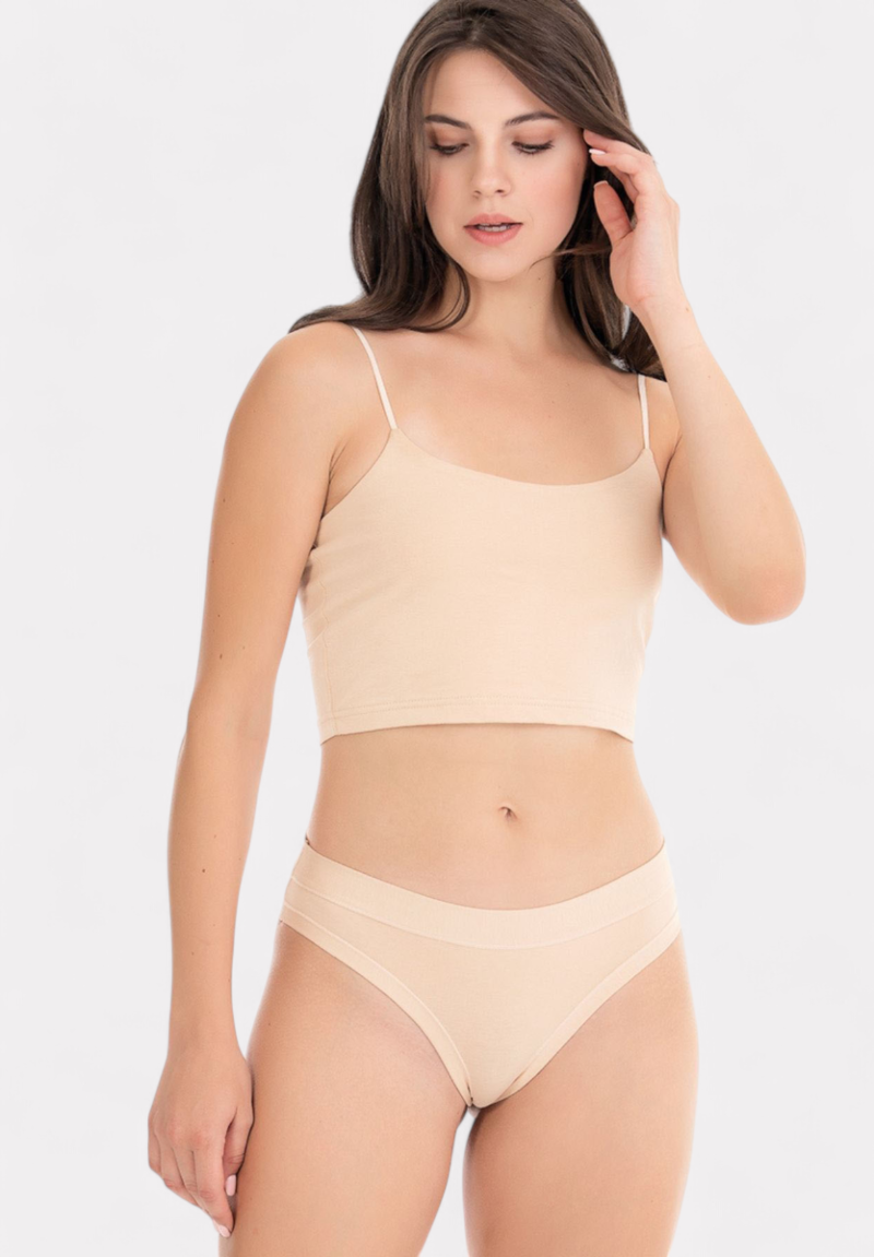 Σλιπ γυναικεία Berrak βαμβακερά με μπάσκα 3 Τεμ.