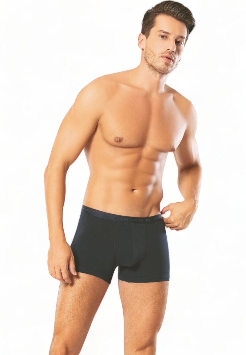 Boxer ανδρικό βαμβακερό 4DUDE με μαλακό εξωτερικό λάστιχο