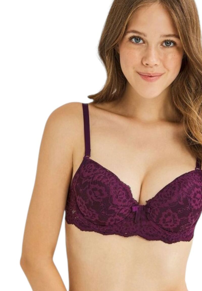 Σετ Σουτιέν - Brazil Double Push Up Mauve