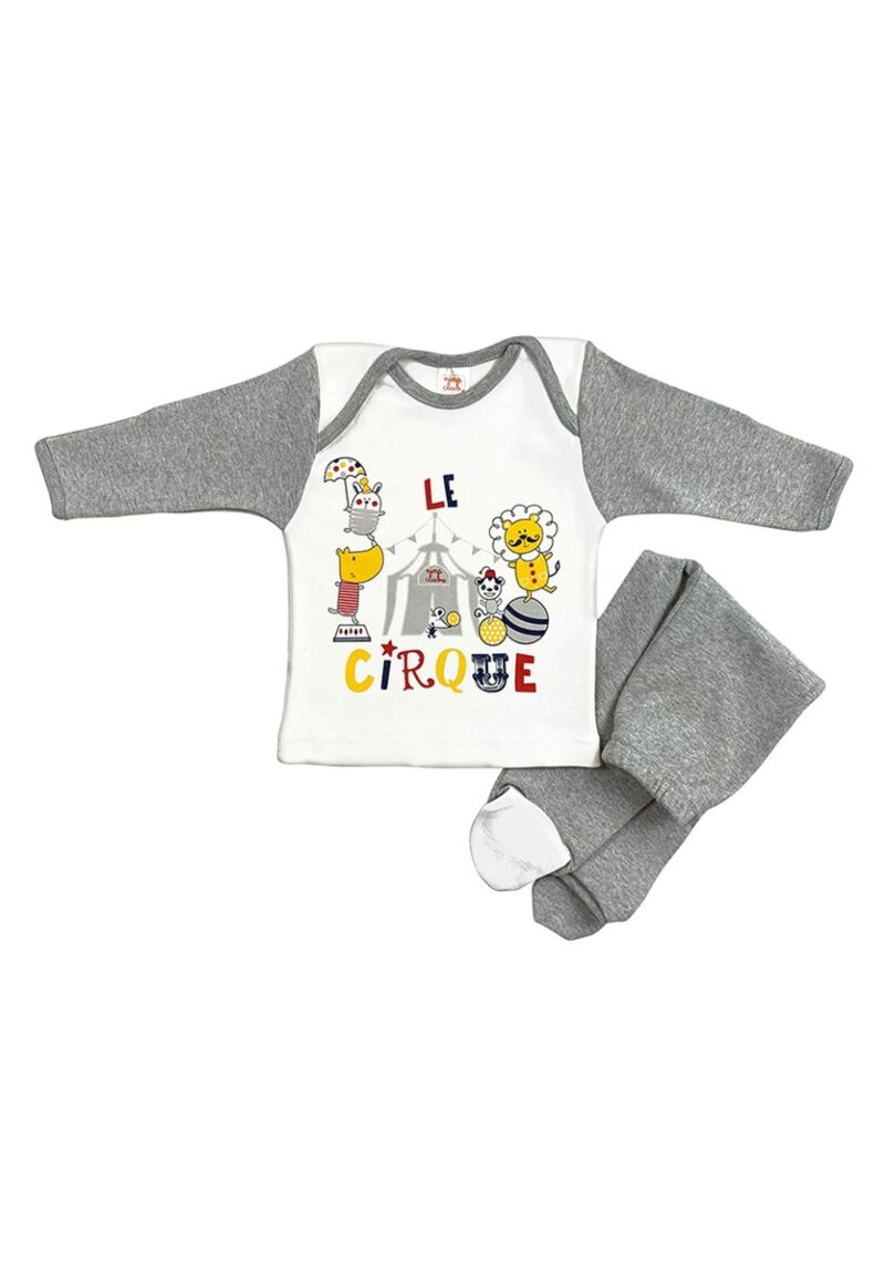 Πιτζαμάκι βρεφικό Nina Club με Unisex τύπωμα