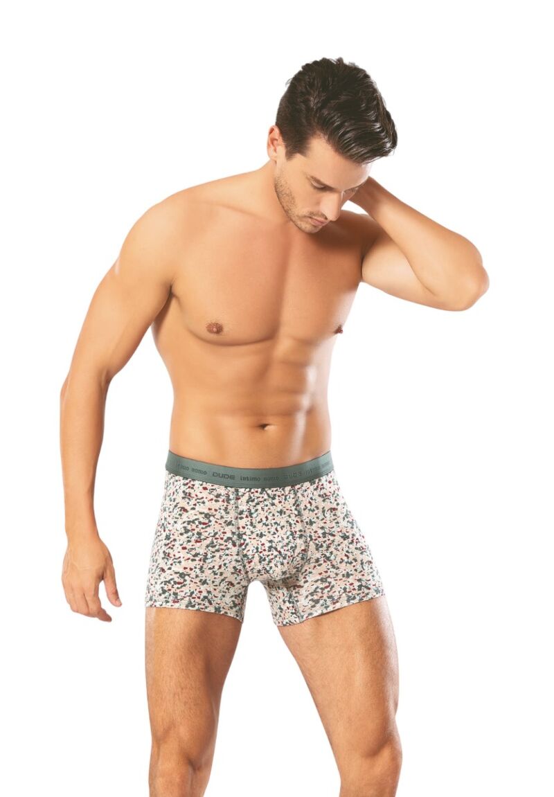 Boxer ανδρικά βαμβακερά 4DUDE Camo σε οικονομική συσκευασία 2 τεμαχίων 