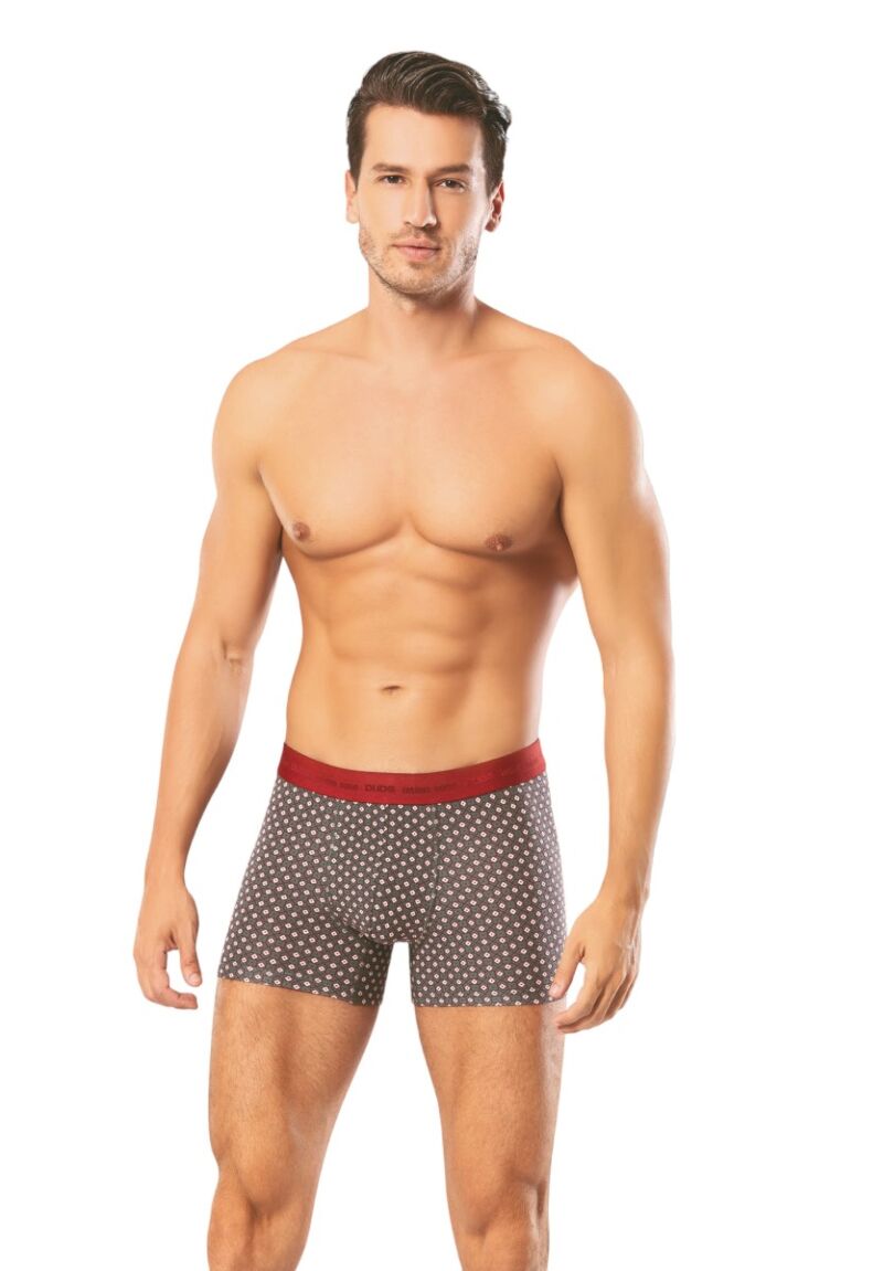 Boxer ανδρικά βαμβακερά 4DUDE Rombus σε οικονομική συσκευασία 2 τεμαχίων 