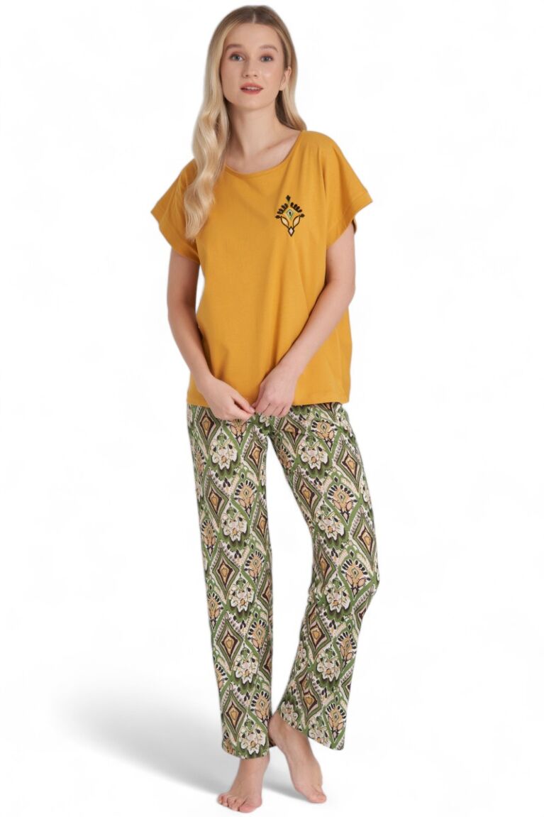 Πιτζάμα γυναικεία βισκόζ Pijadore Ethnik