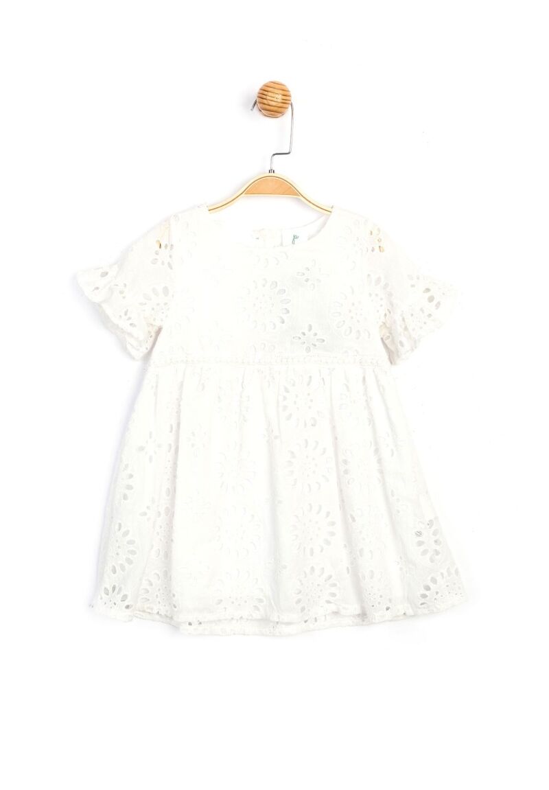 Φορεματάκι παιδικό δαντελένιο βαμβακερό