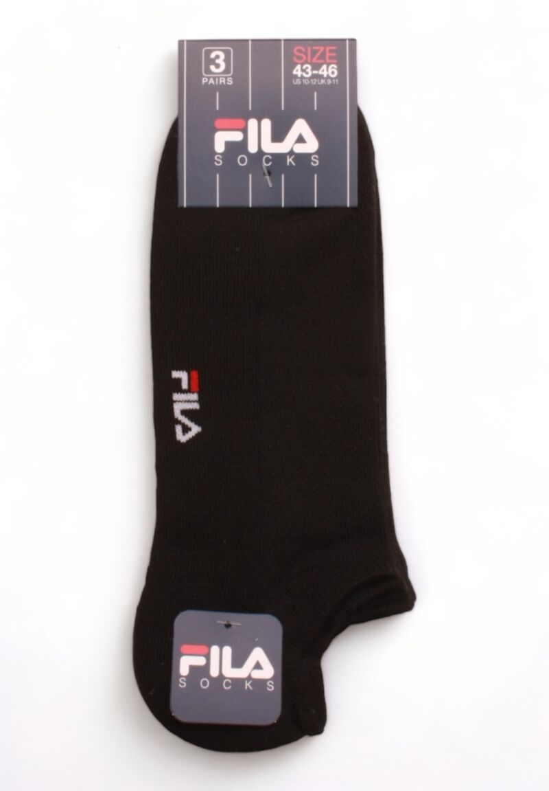 Κάλτσες σοσόνια Fila Unisex Sneaker Half 3 τεμάχια