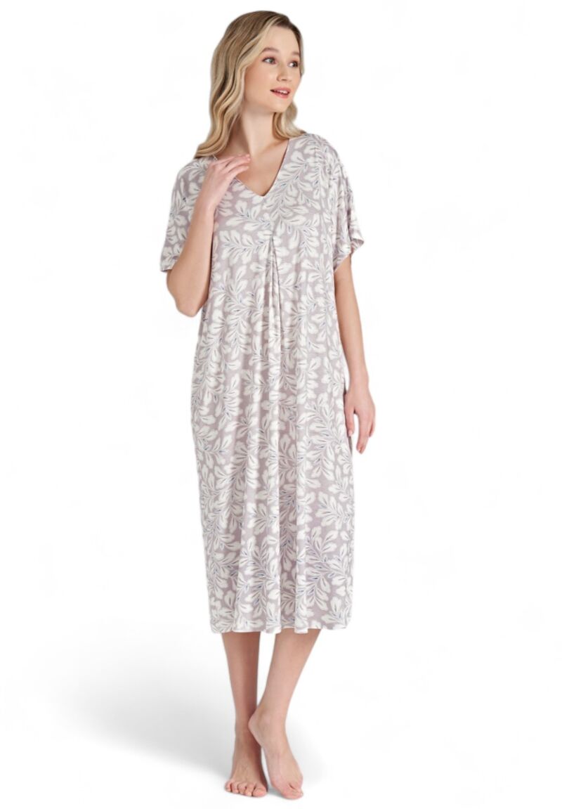 Νυχτικό γυναικείο μακρύ Pijadore Leaves