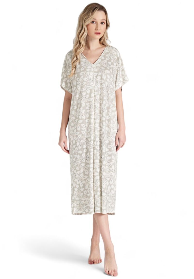 Νυχτικό γυναικείο μακρύ Pijadore Leaves